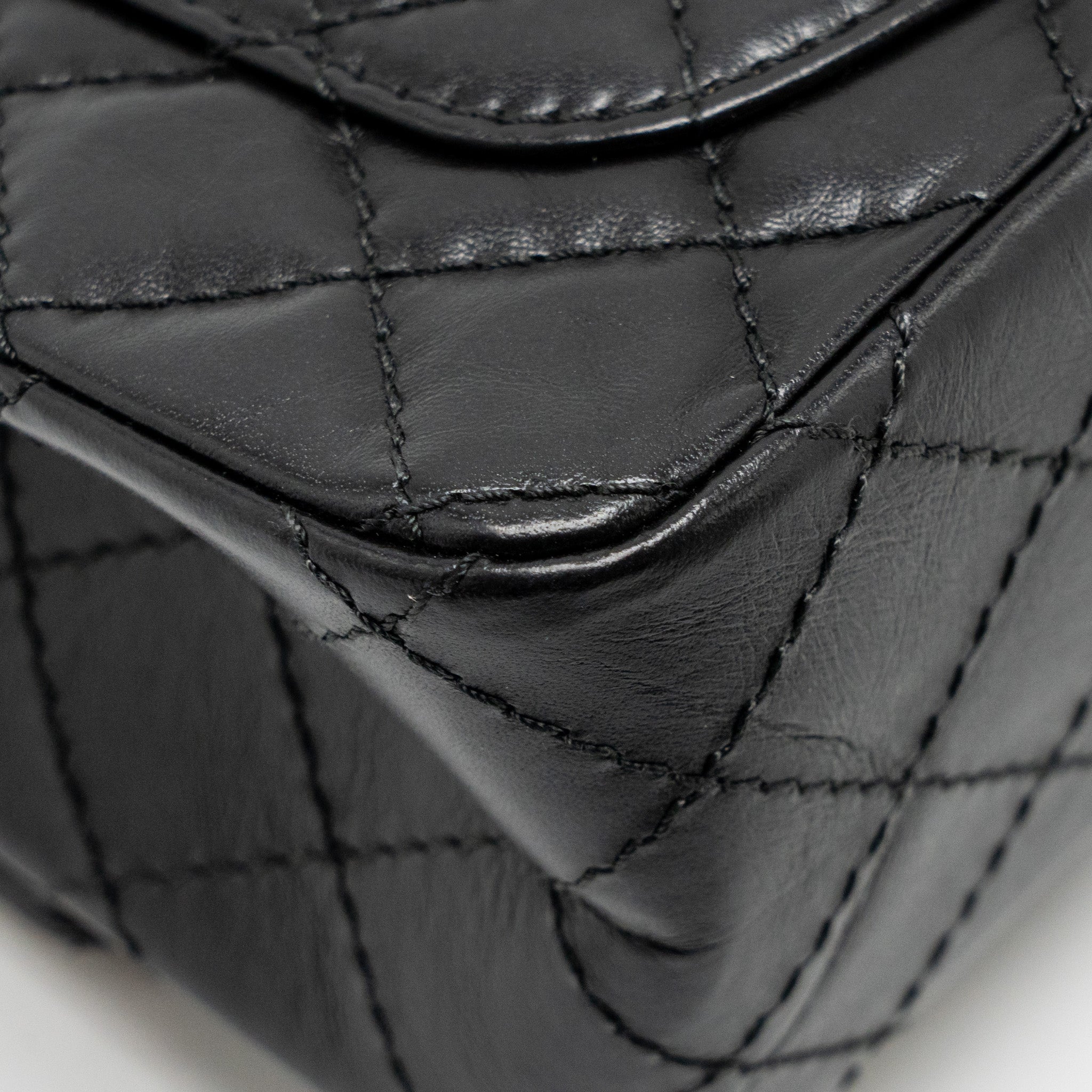 Chanel Mini 2.55 Reissue Aged Calfskin Black