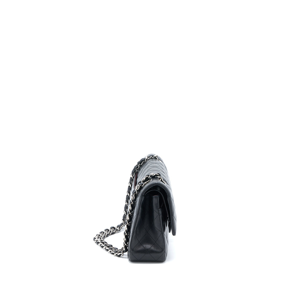 Chanel Medium Classic Double Flap Bag Lambskin Black