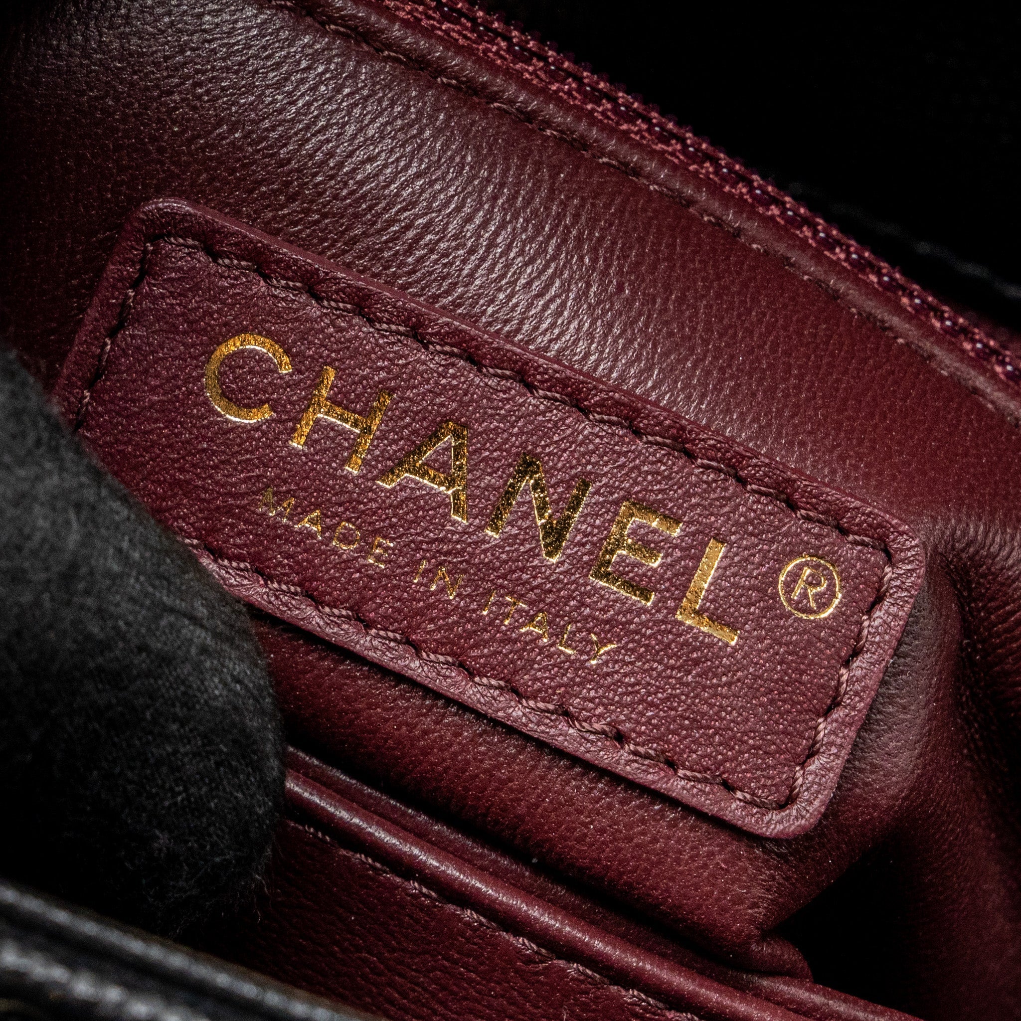 Chanel Small Coco Handle Caviar black L