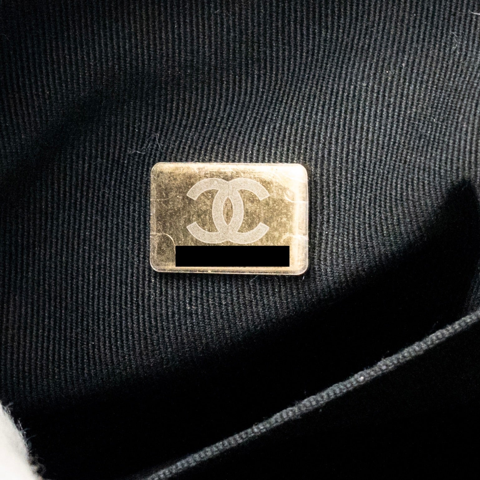 Chanel quilted double chain shoulder bag Lambskin black  (micochip)