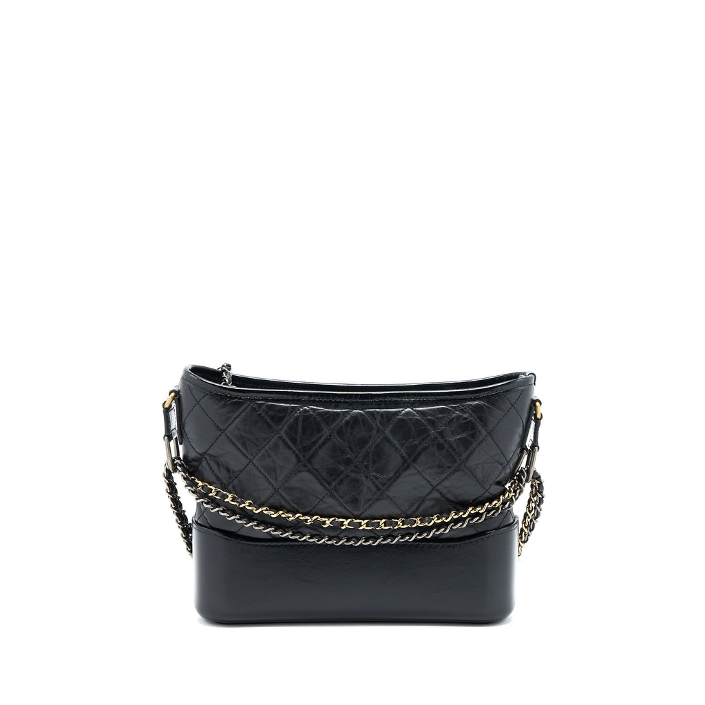 Chanel New Medium Gabrielle Hobo Bag Aged Smooth Calfskin Multicolour Hardware