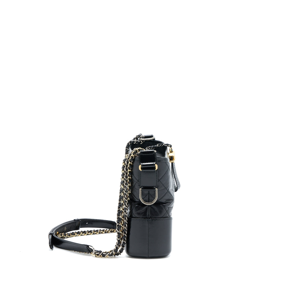 Chanel New Medium Gabrielle Hobo Bag Aged Smooth Calfskin Multicolour Hardware