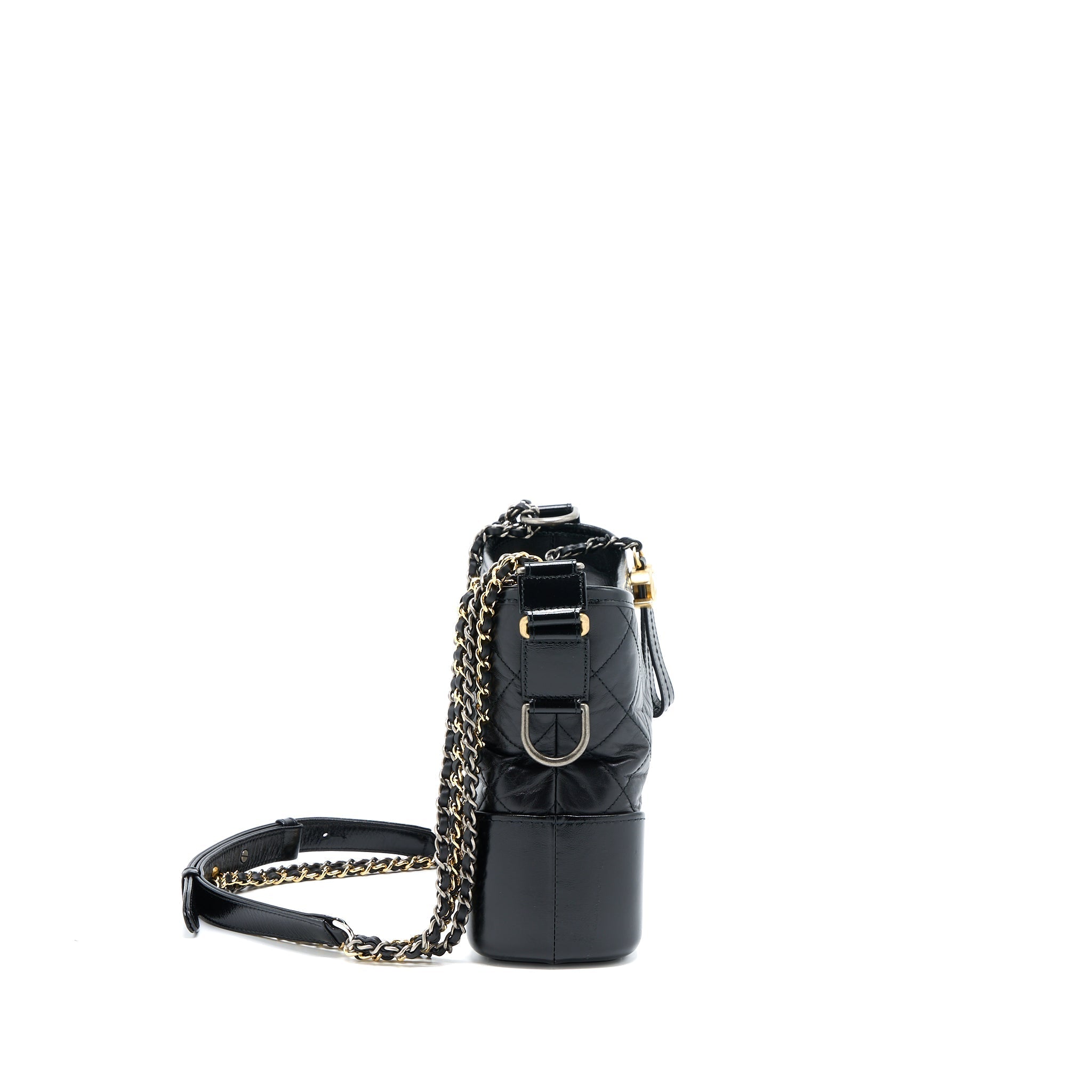 Chanel New Medium Gabrielle Hobo Bag Aged Smooth Calfskin Multicolour Hardware