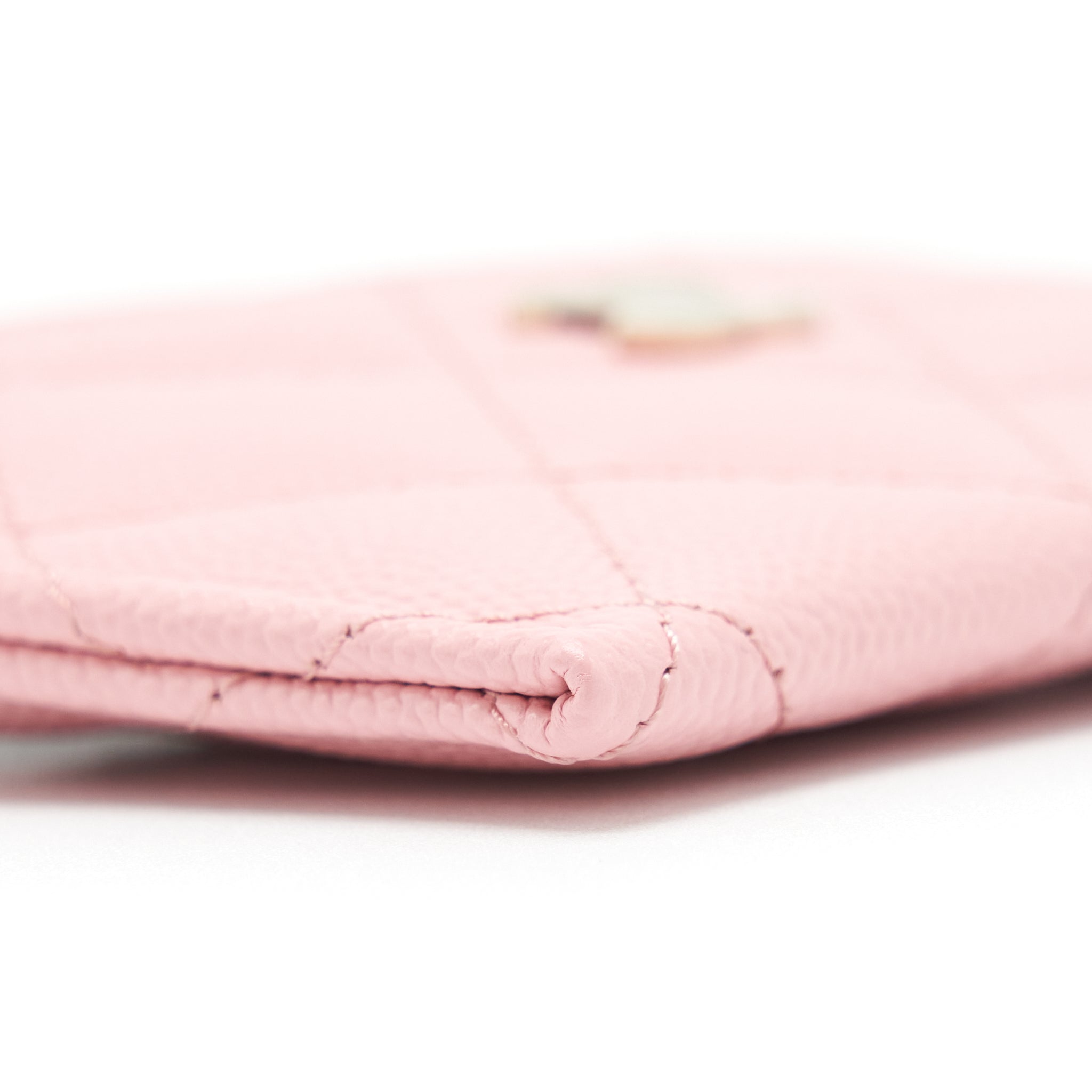Chanel Classic Card Holder Caviar Pink L
