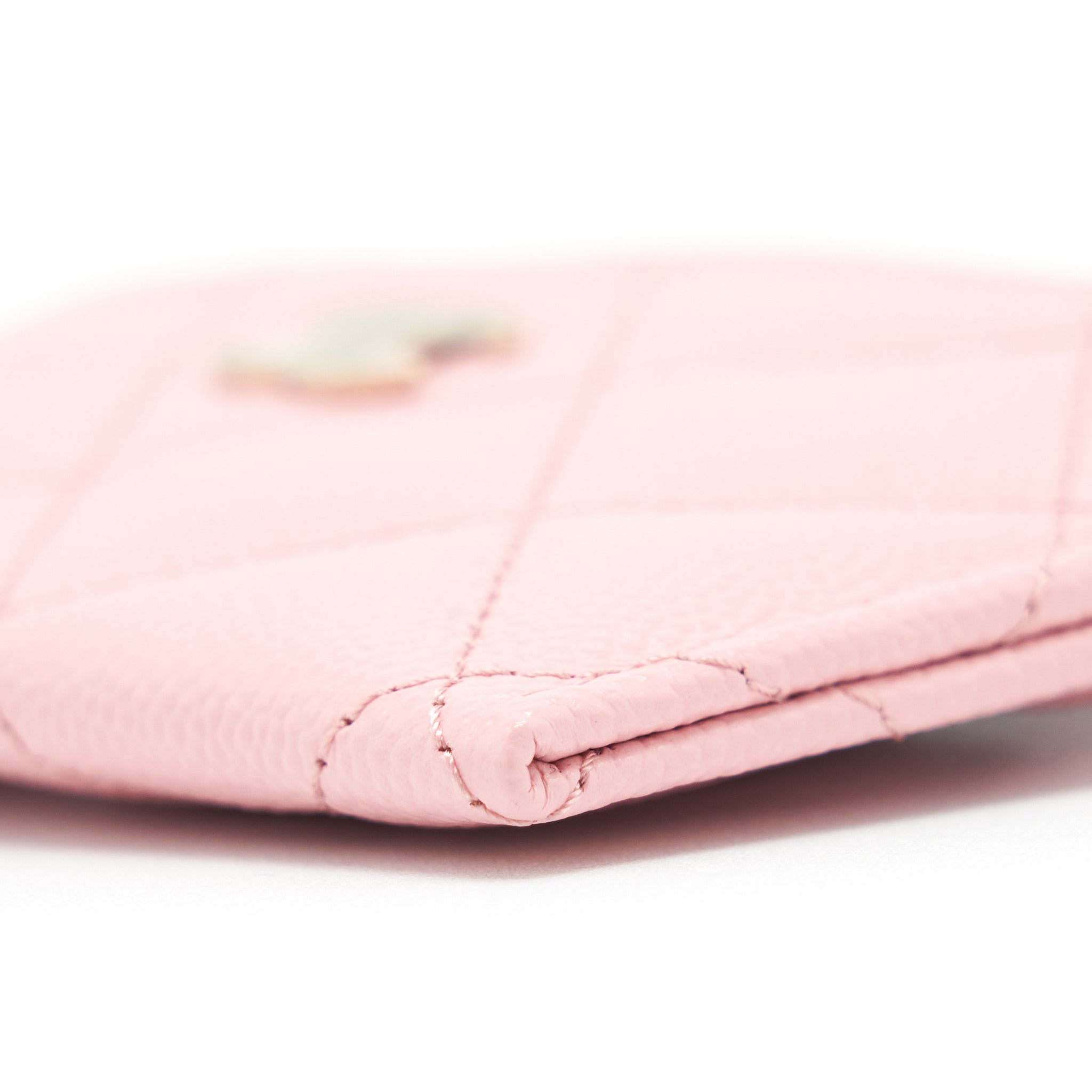 Chanel Classic Card Holder Caviar Pink L