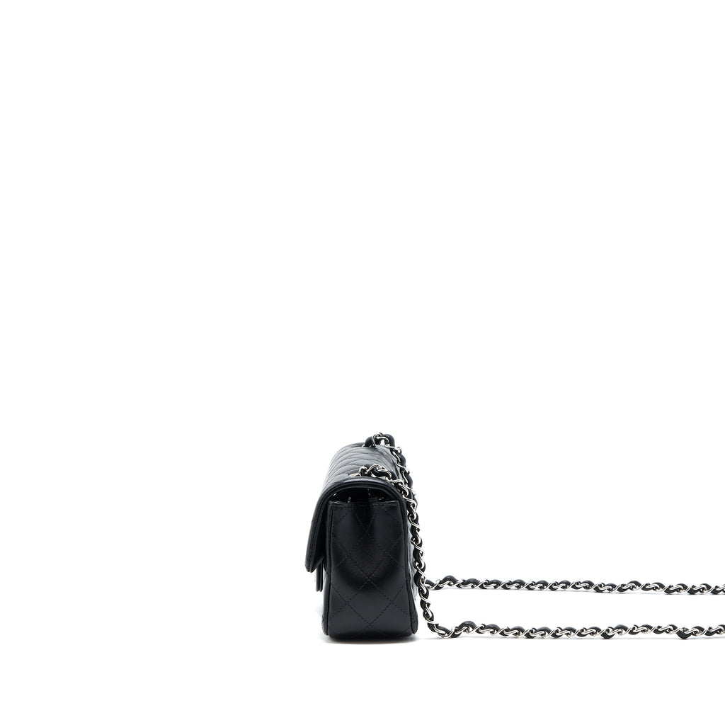 Chanel Mini Rectangular Lambskin Black (Microchip)