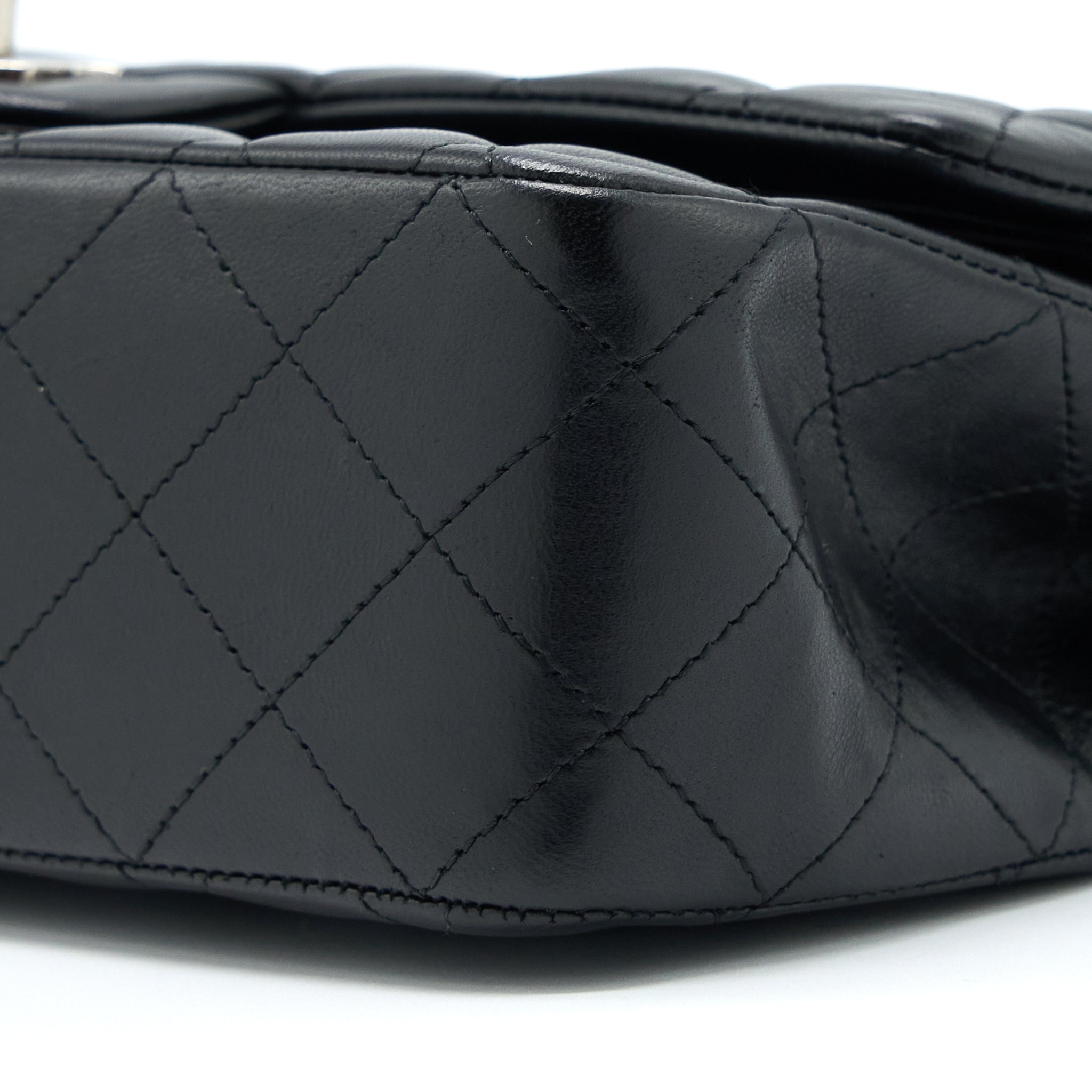 Chanel Medium Classic Double Flap Bag Lambskin Black