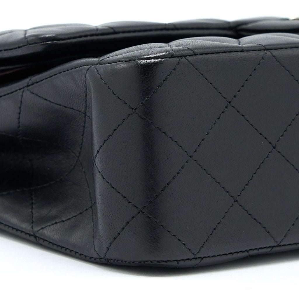 Chanel Medium Classic Double Flap Bag Lambskin Black