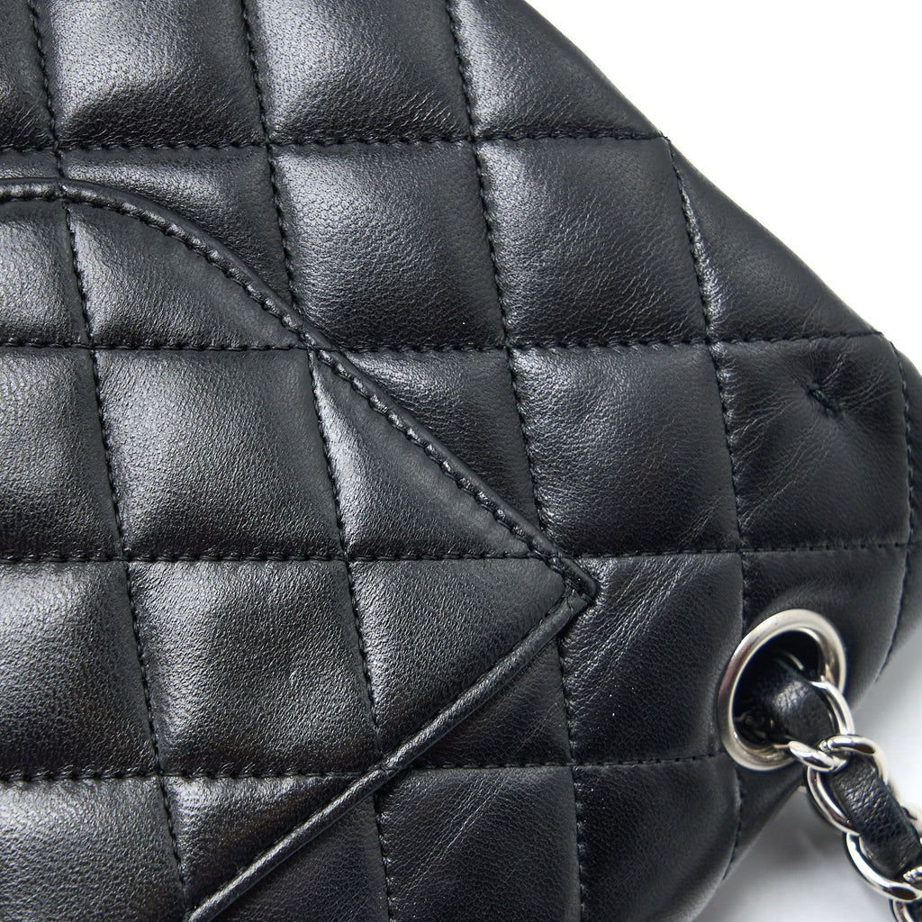 Chanel Medium Classic Double Flap Bag Lambskin Black