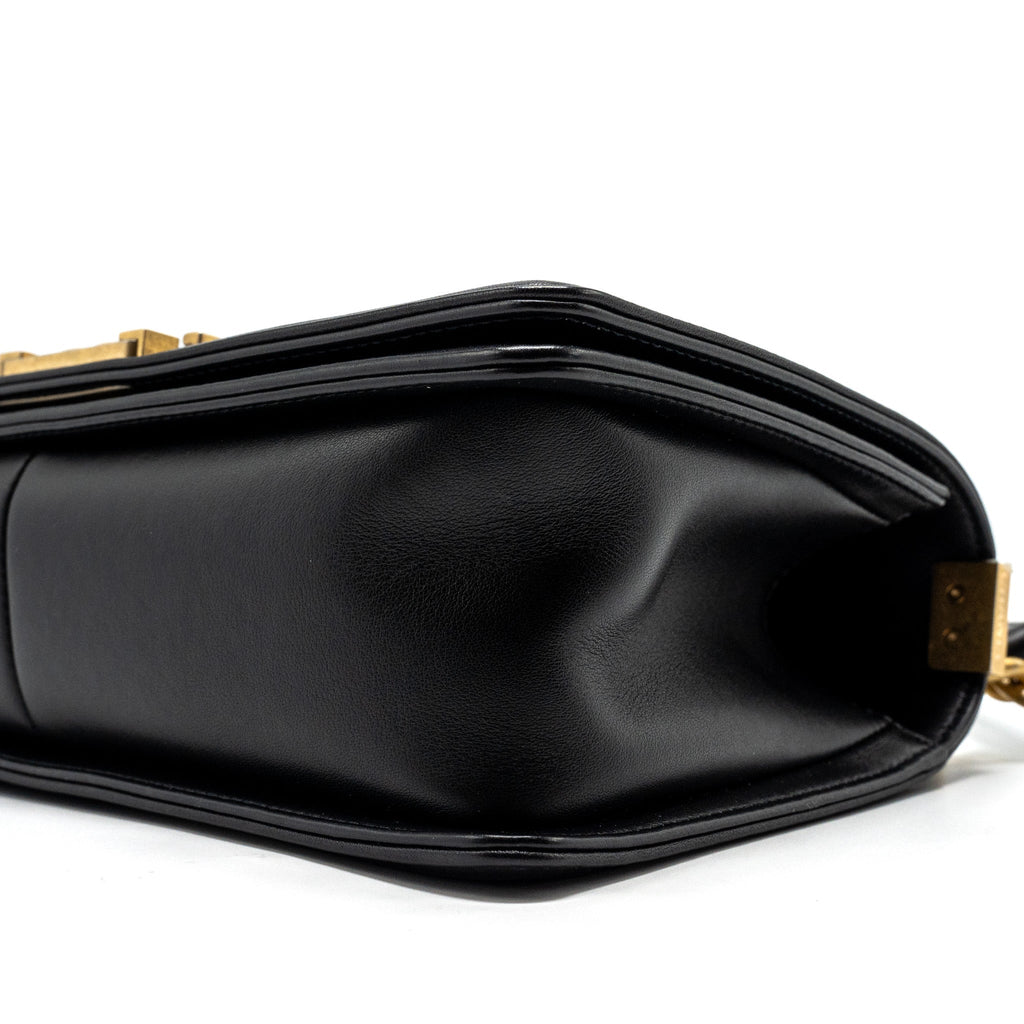 Chanel Medium Boy Bag Calfskin Black