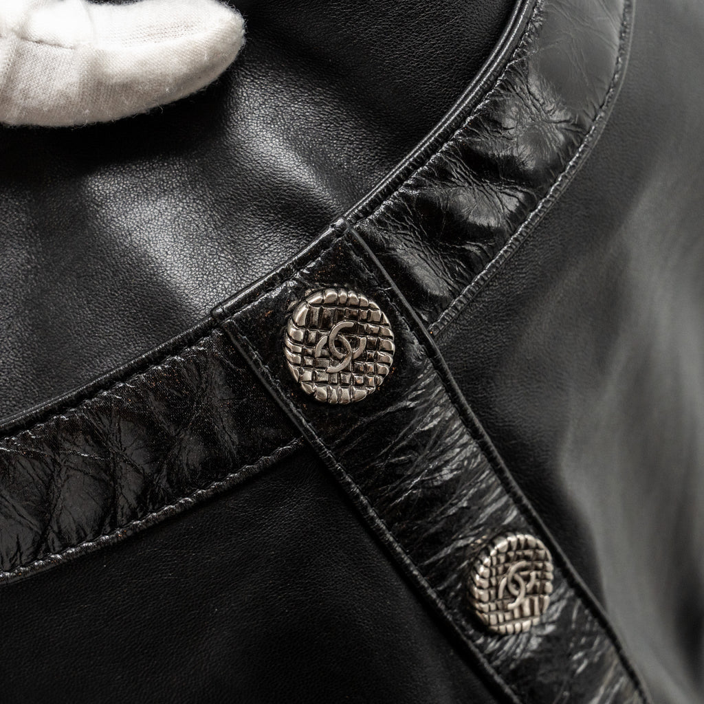 Chanel Tie on Girl Bag Lambskin Black