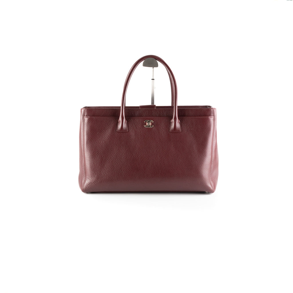 12/7 DOTD- Chanel Cerf Tote Large Bag Burgundy