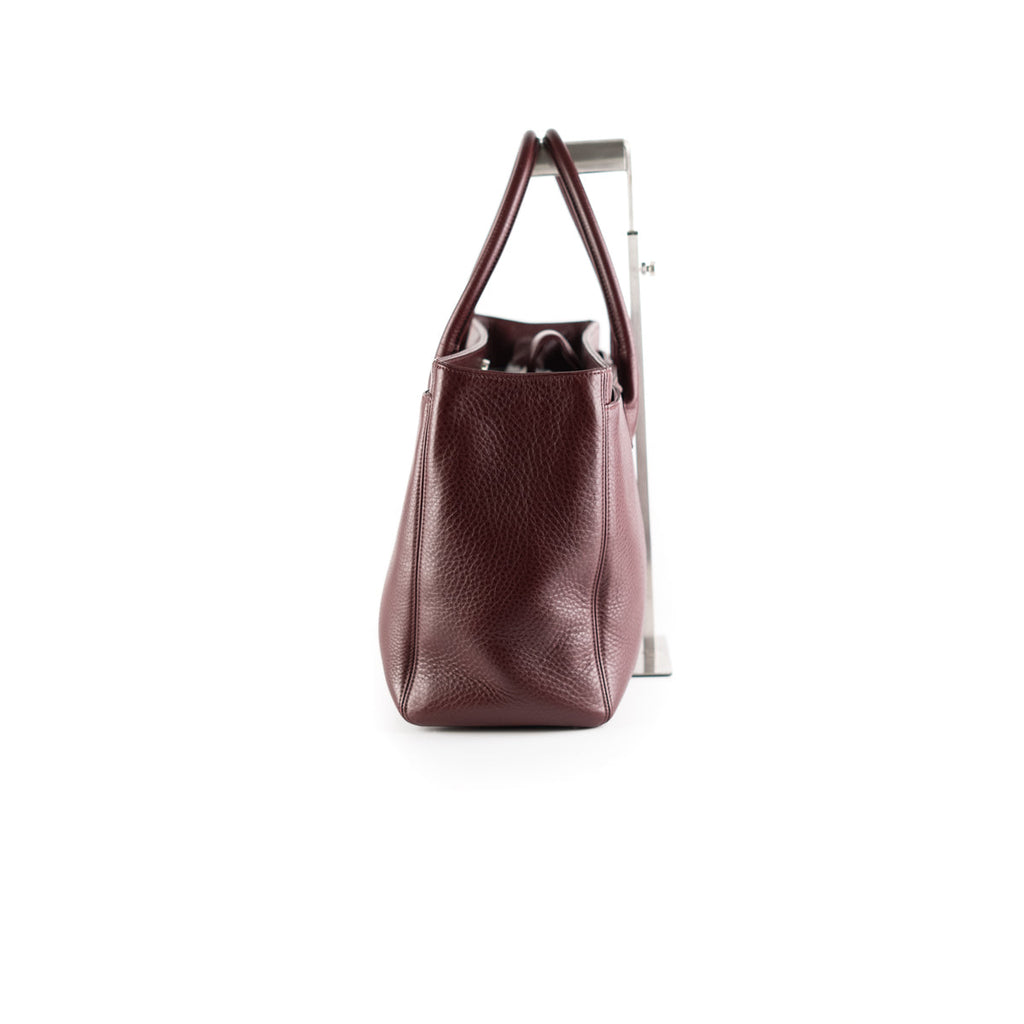 12/7 DOTD- Chanel Cerf Tote Large Bag Burgundy