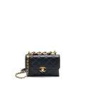 Chanel 22S Seasonal Flap Bag Calfskin Black Brushed