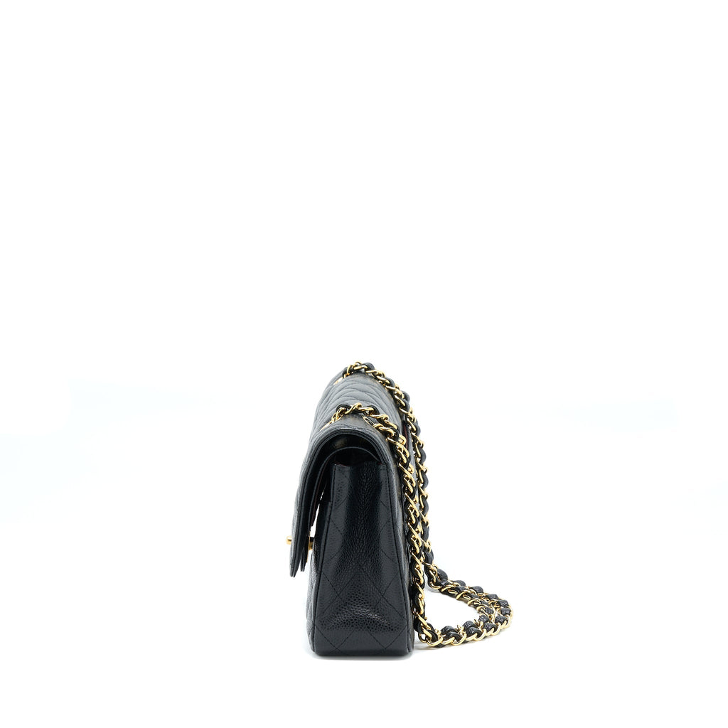 Chanel Medium Classic Double Flap Caviar Black