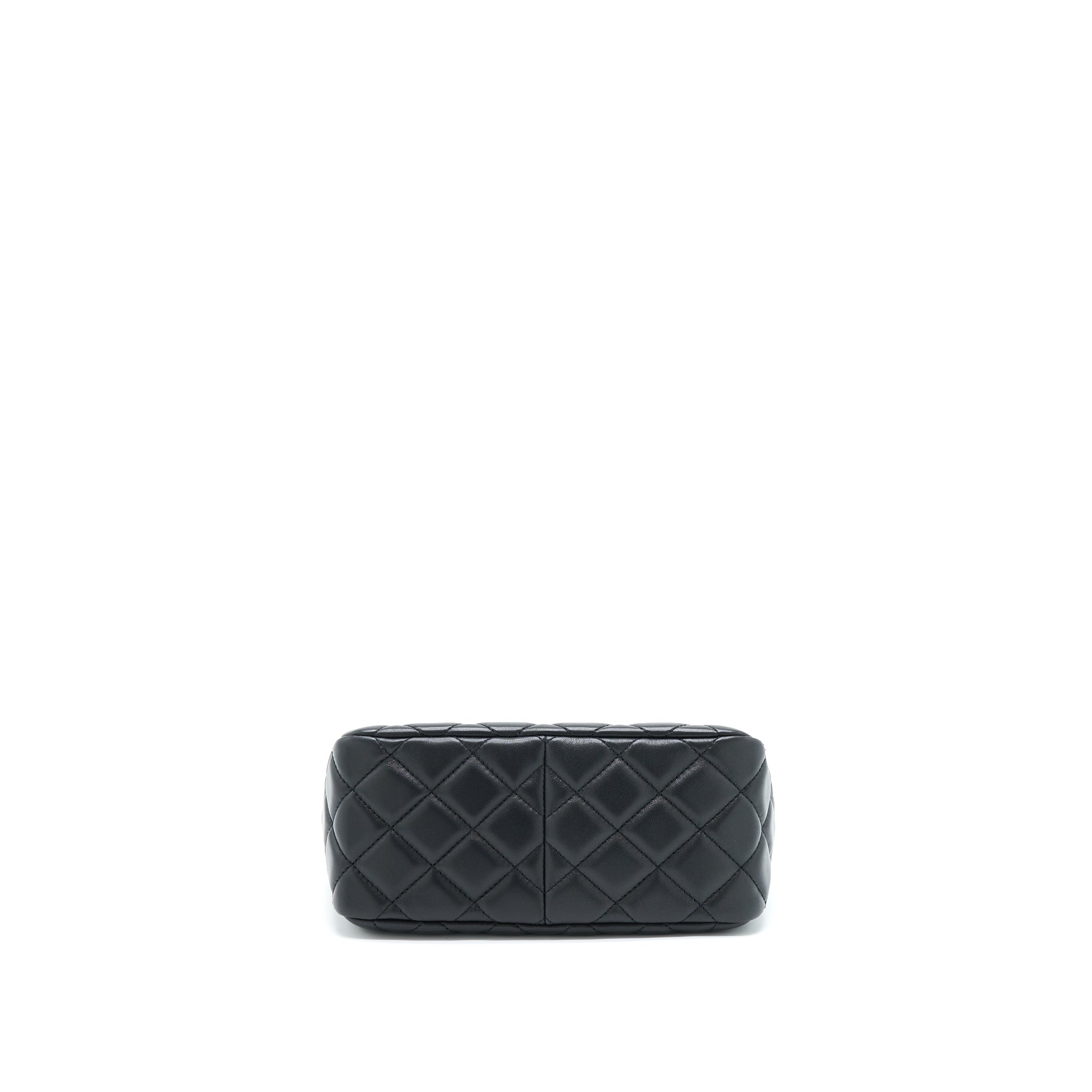 Chanel 22B Pearl Crush Hobo Bag Lambskin Black With  (Microchip)