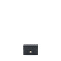 Chanel small compact wallet caviar black L