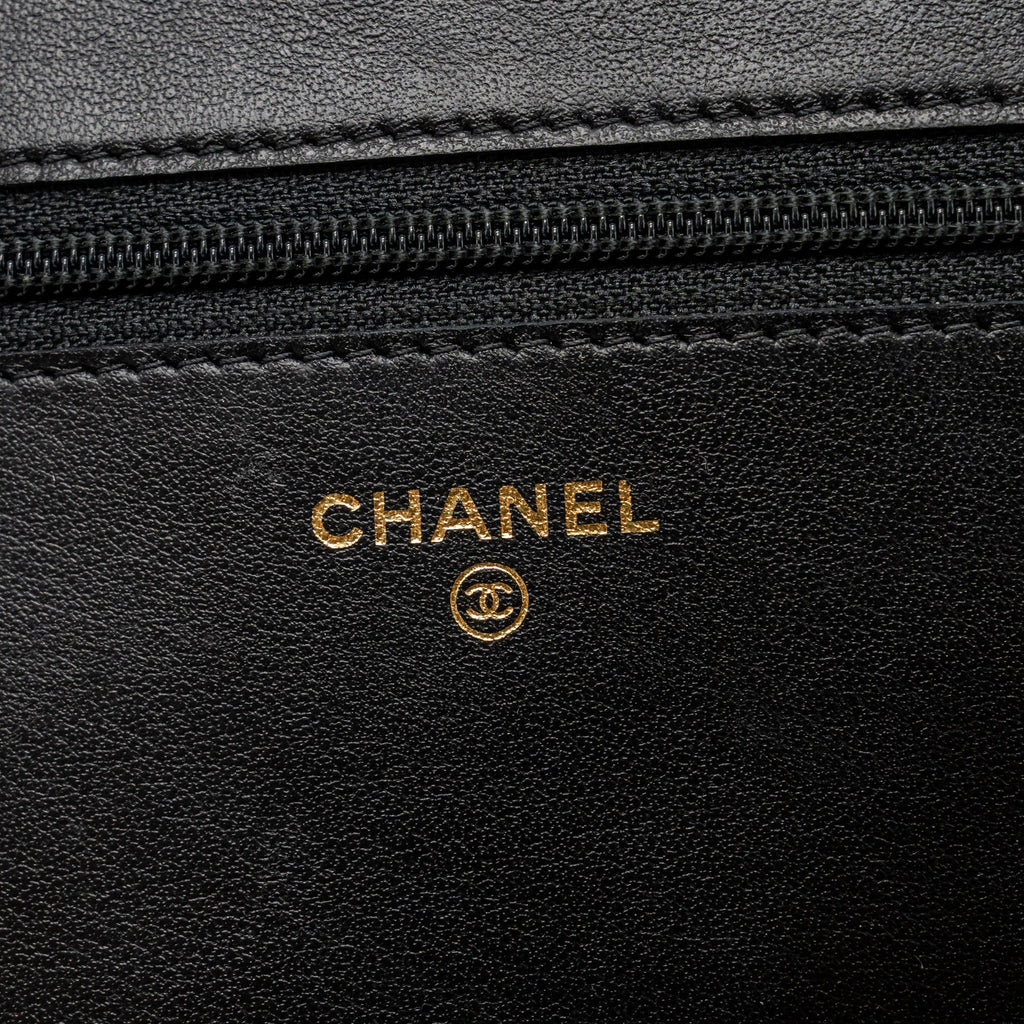 Chanel Boy Wallet on Chain Caviar BLack