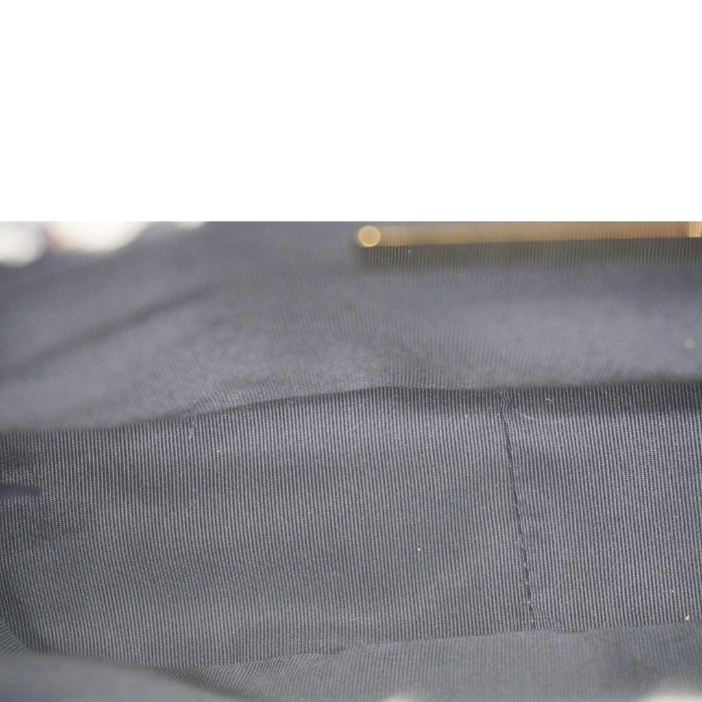 CHANEL 19 Flap Medium Quilted Tweed Hobo Bag Navy Blue