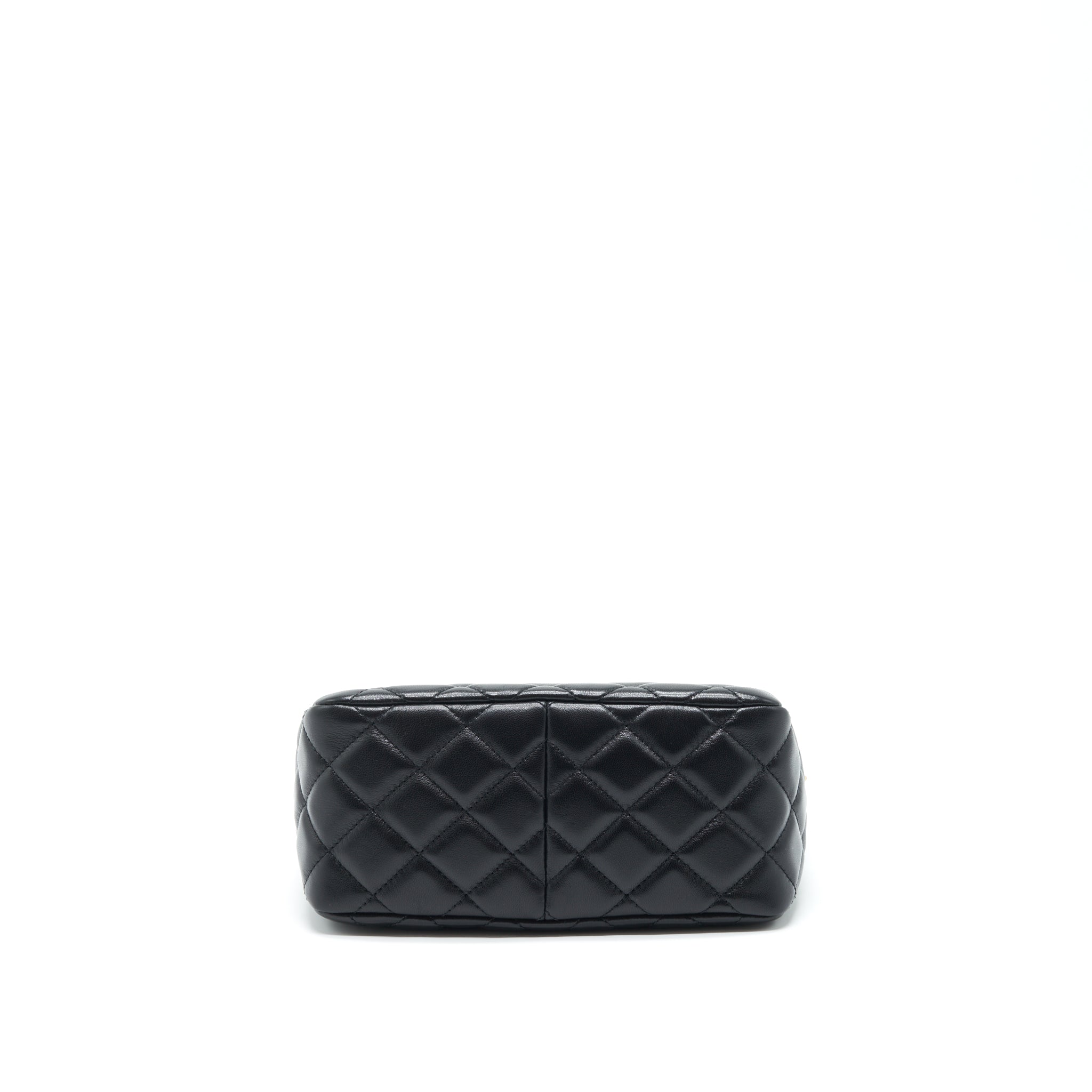 Chanel 22S Pearl Crush Hobo Bag Lambskin Black