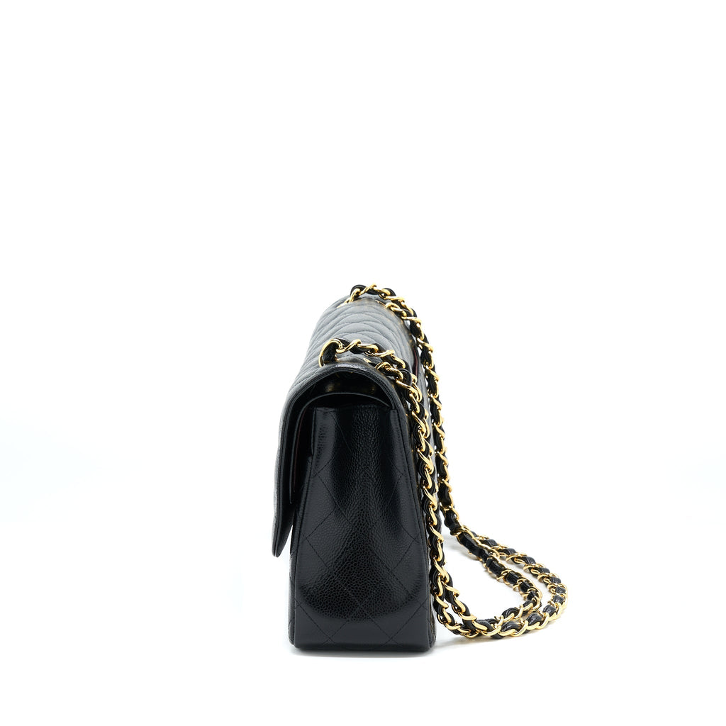 Chanel Classic Jumbo Flap Bag Caviar Black
