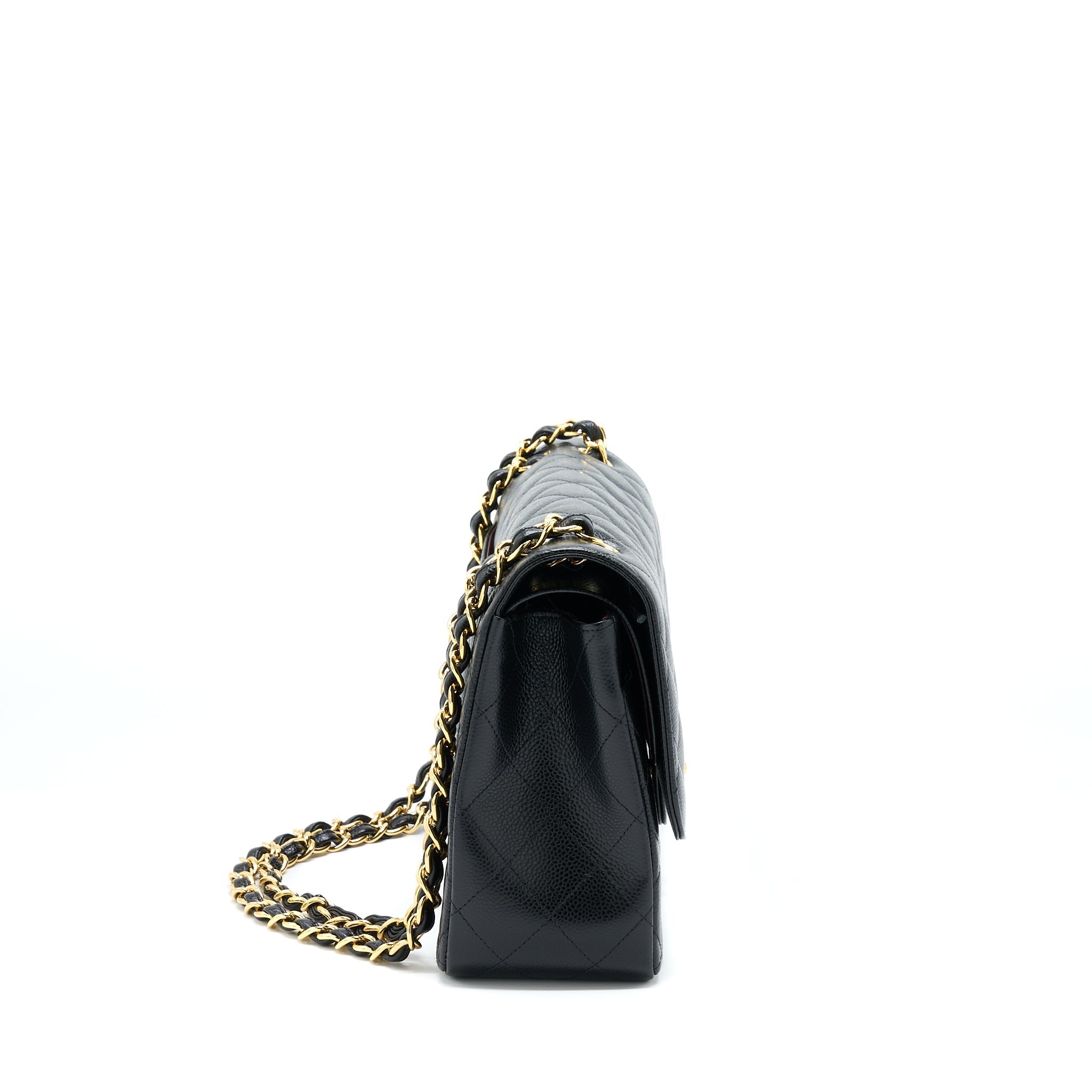 Chanel Classic Jumbo Flap Bag Caviar Black