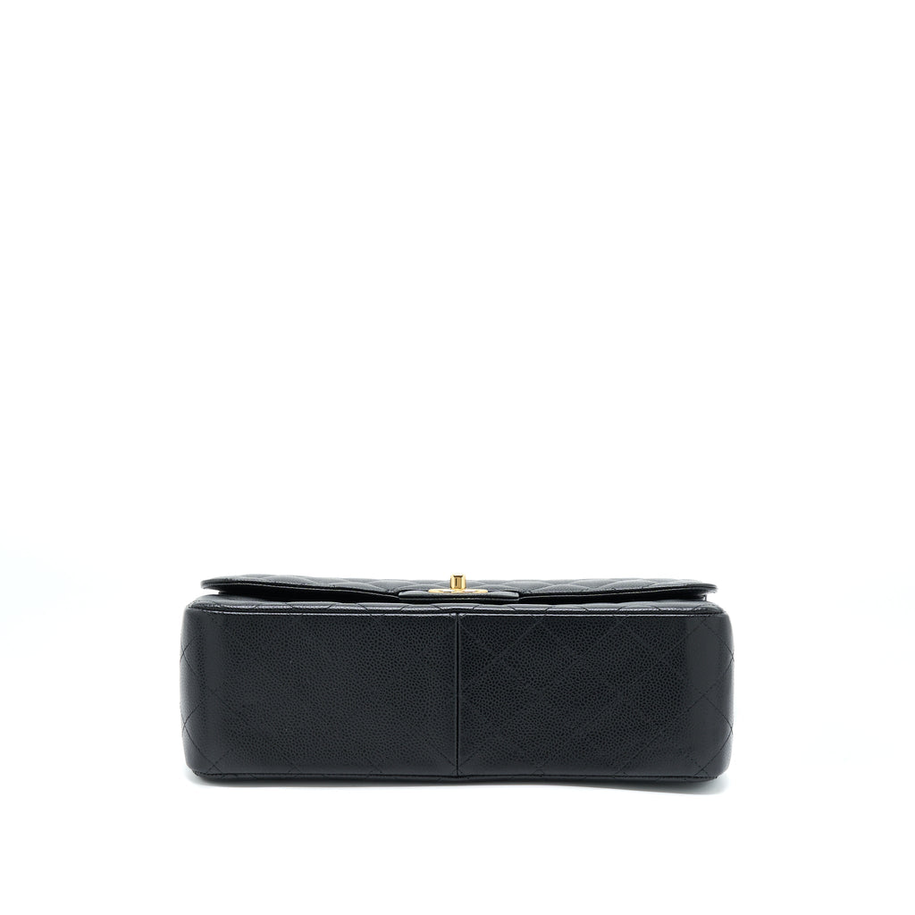 Chanel Classic Jumbo Flap Bag Caviar Black