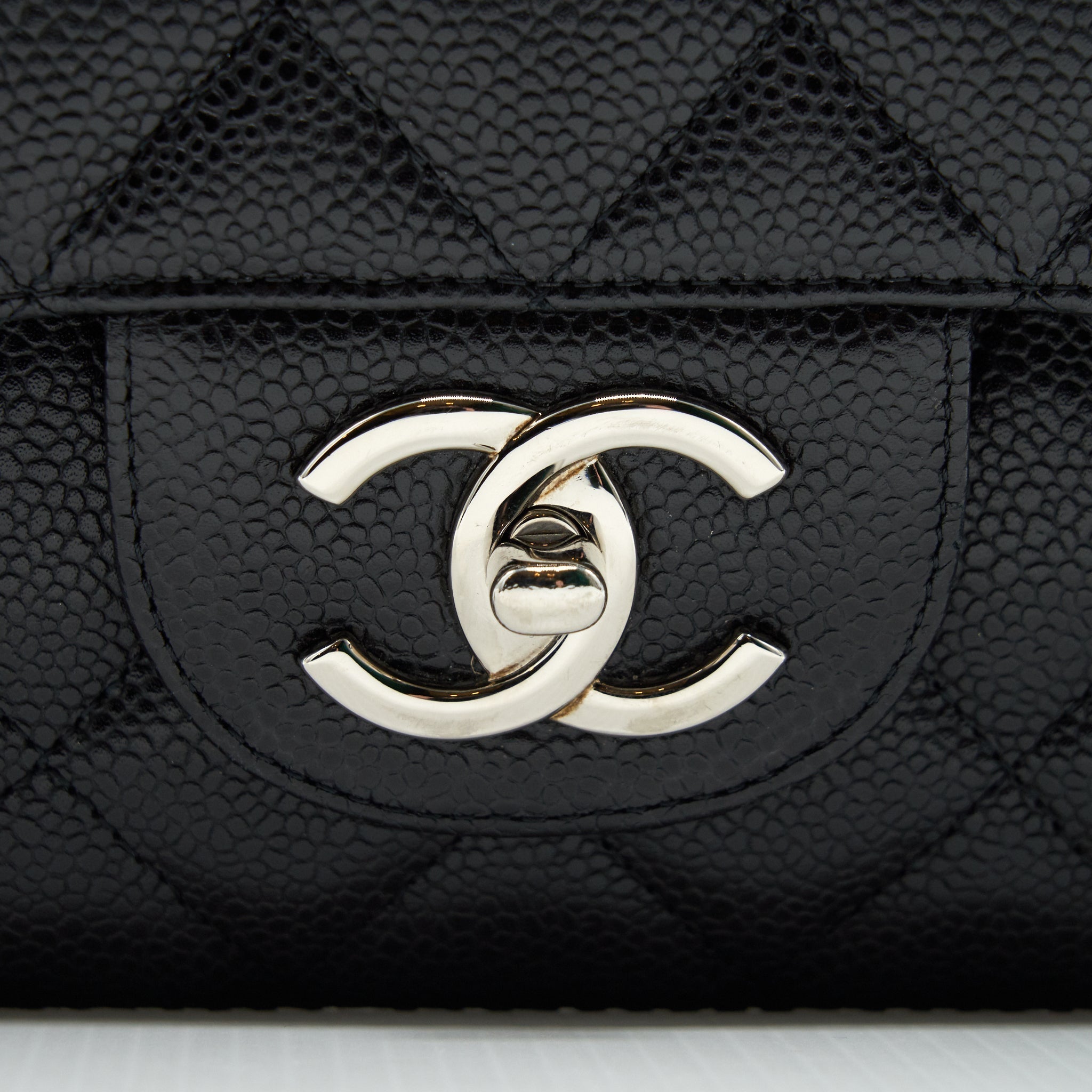 Chanel Maxi Flap Bag Caviar  Black