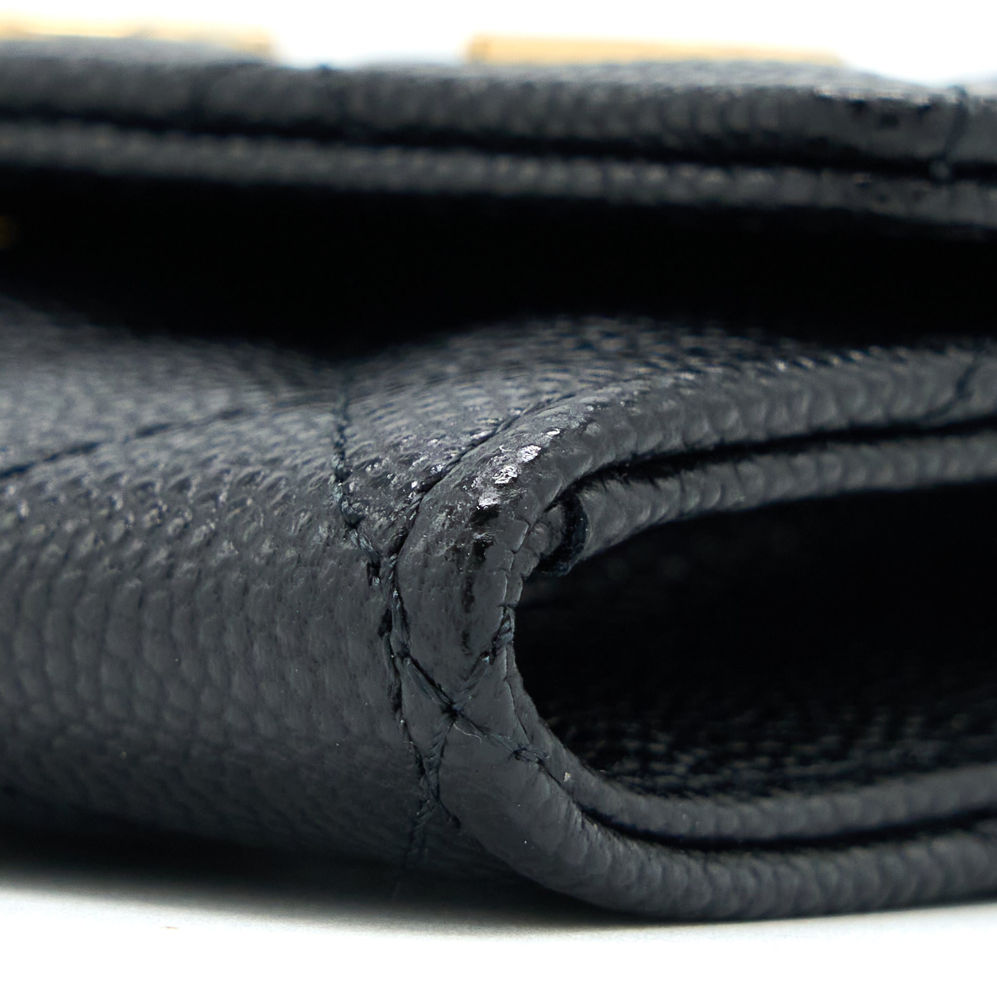 Chanel 23C Limited Edition Card Holder Caviar Black  (Microchip)