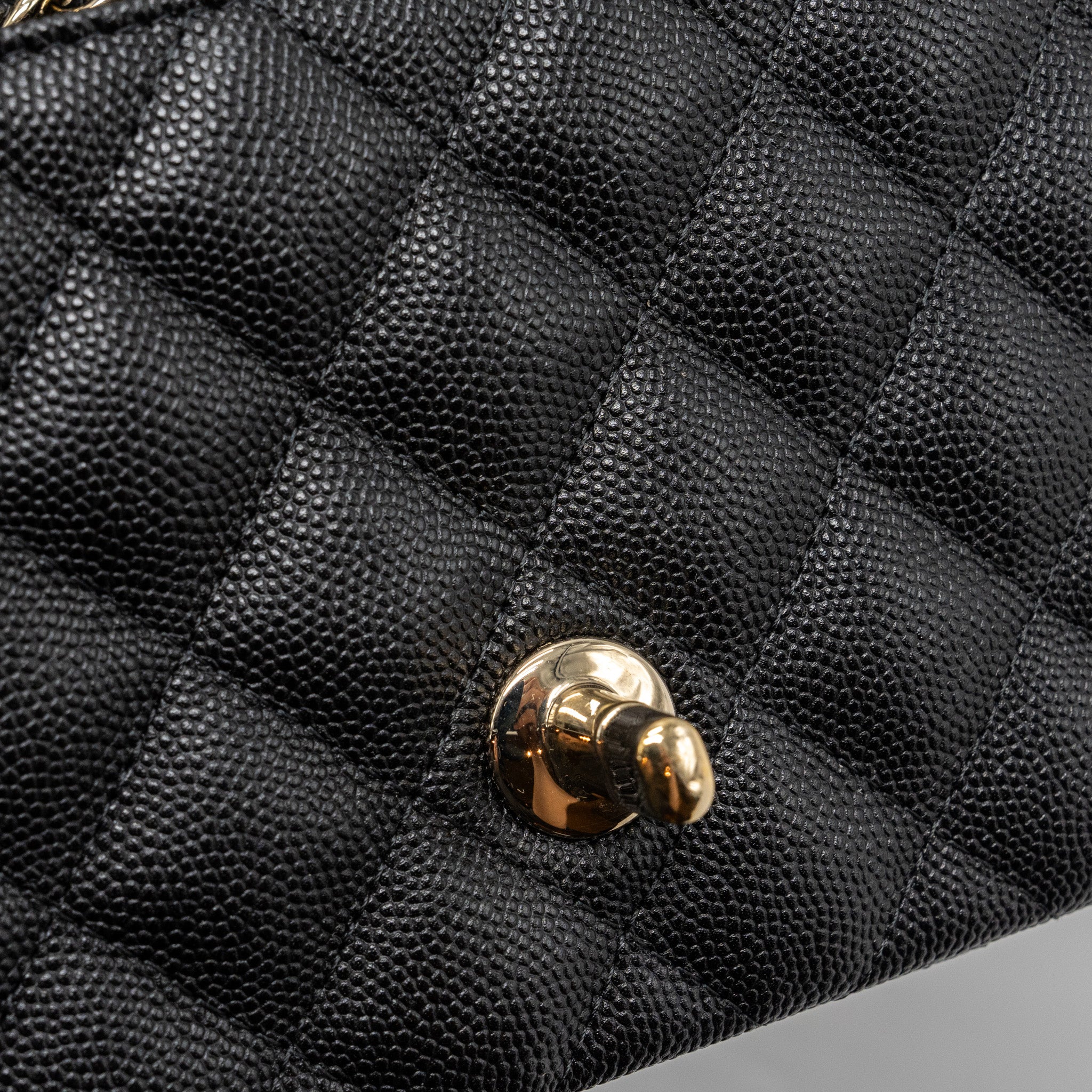 Chanel Classic Mini Rectangular Flap Bag Caviar Black