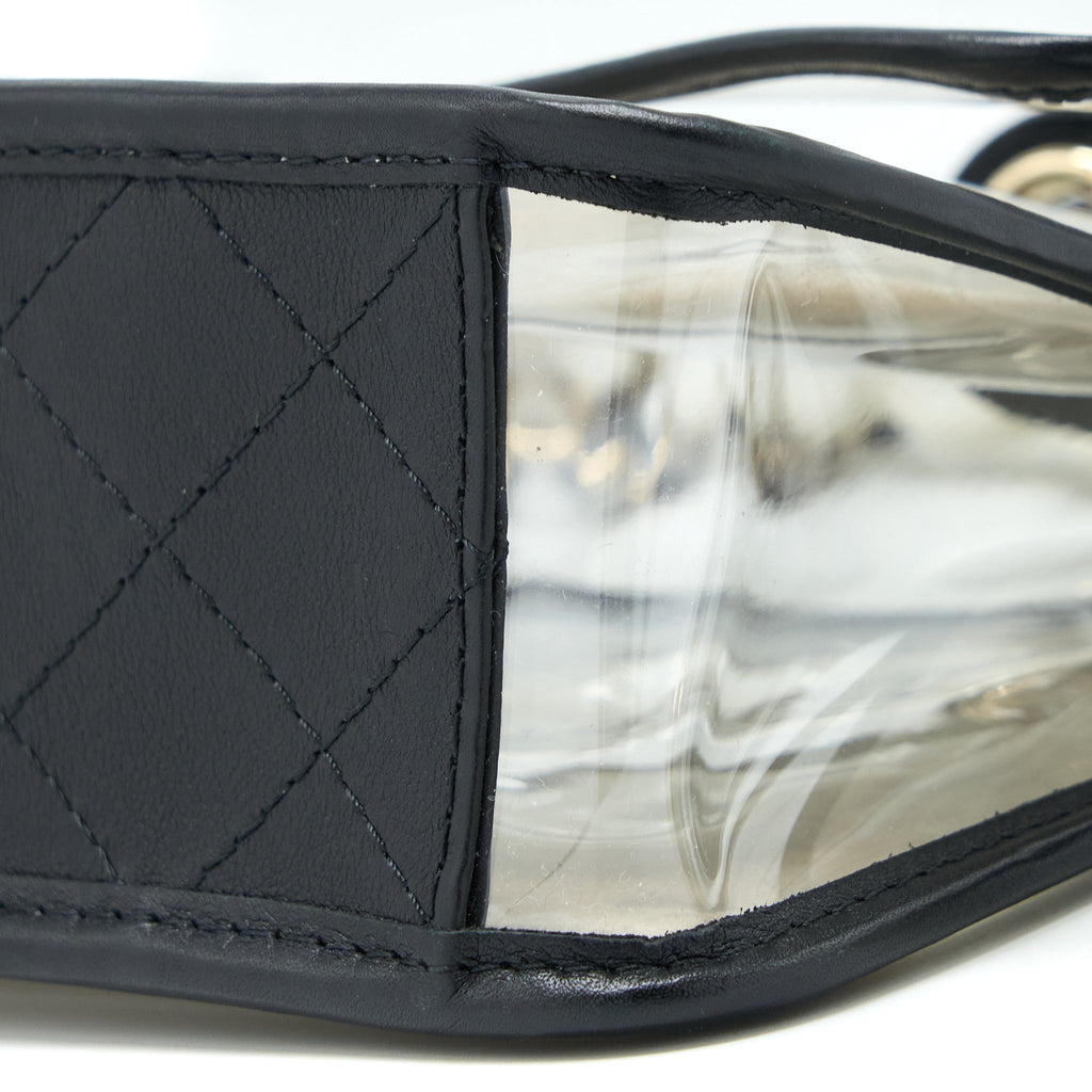 Chanel Sand By The Sea Flap Bag PVC/ Lambskin L