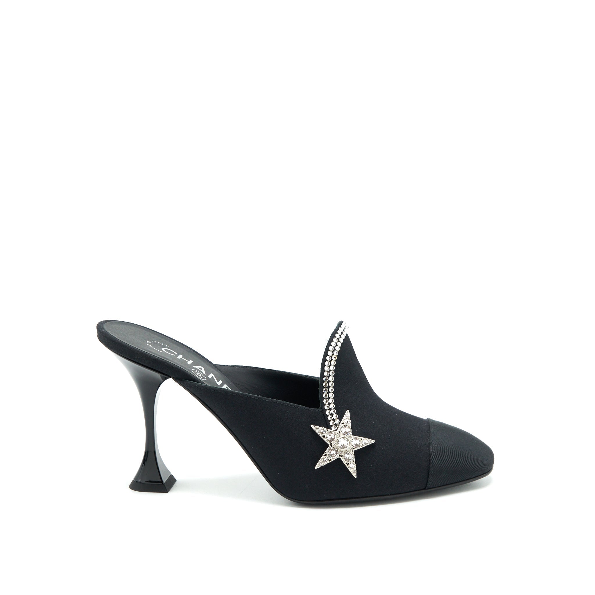 Chanel size 37 Star Suede High heel Loafer