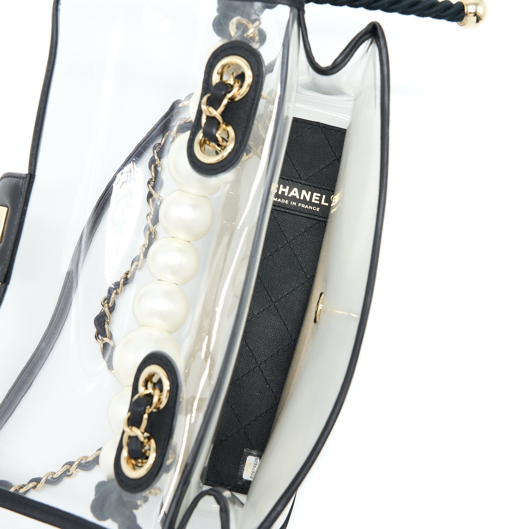 Chanel Sand By The Sea Flap Bag PVC/ Lambskin L