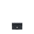 Chanel Classic Flap Card Holder Caviar Black