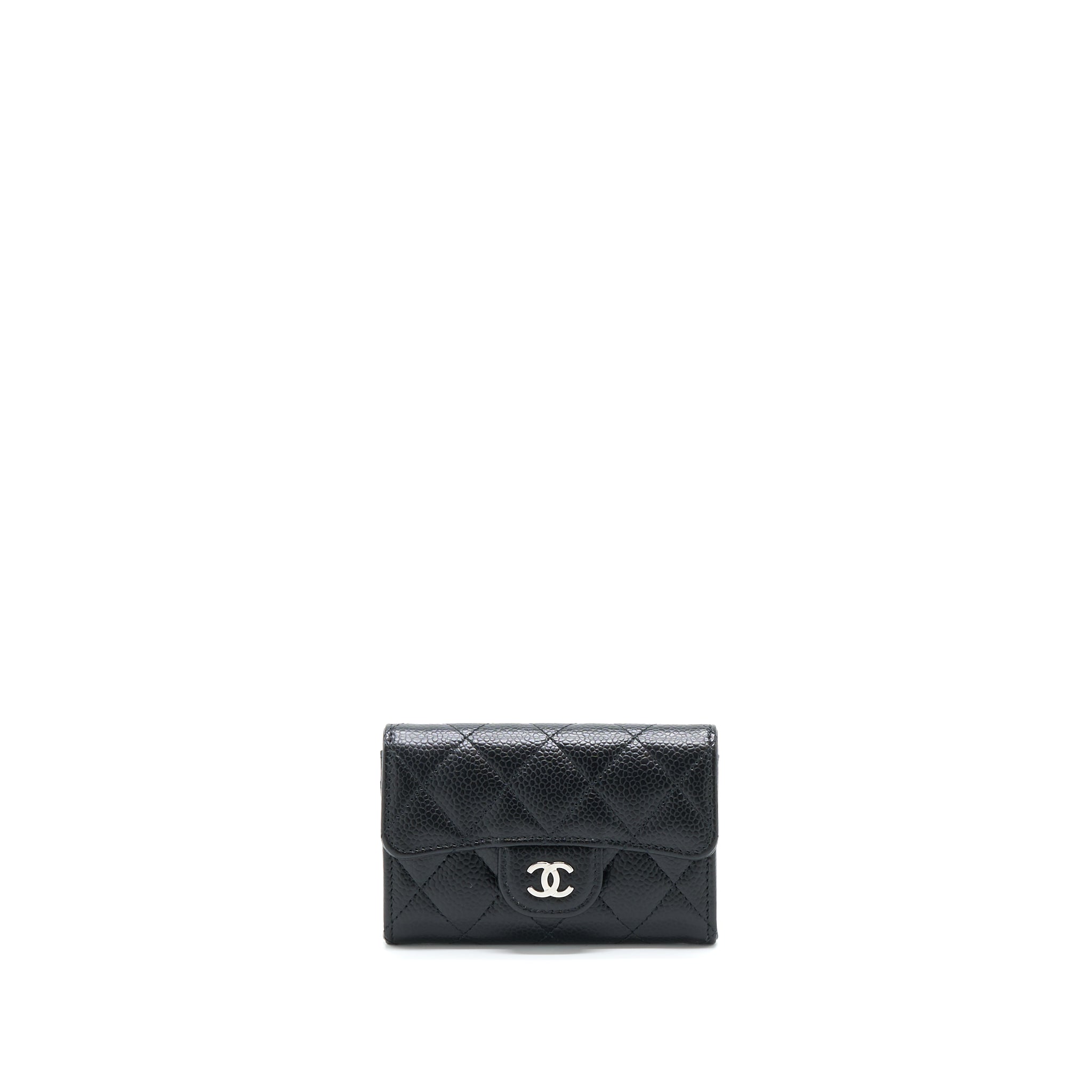 Chanel Classic Flap Card Holder Caviar Black