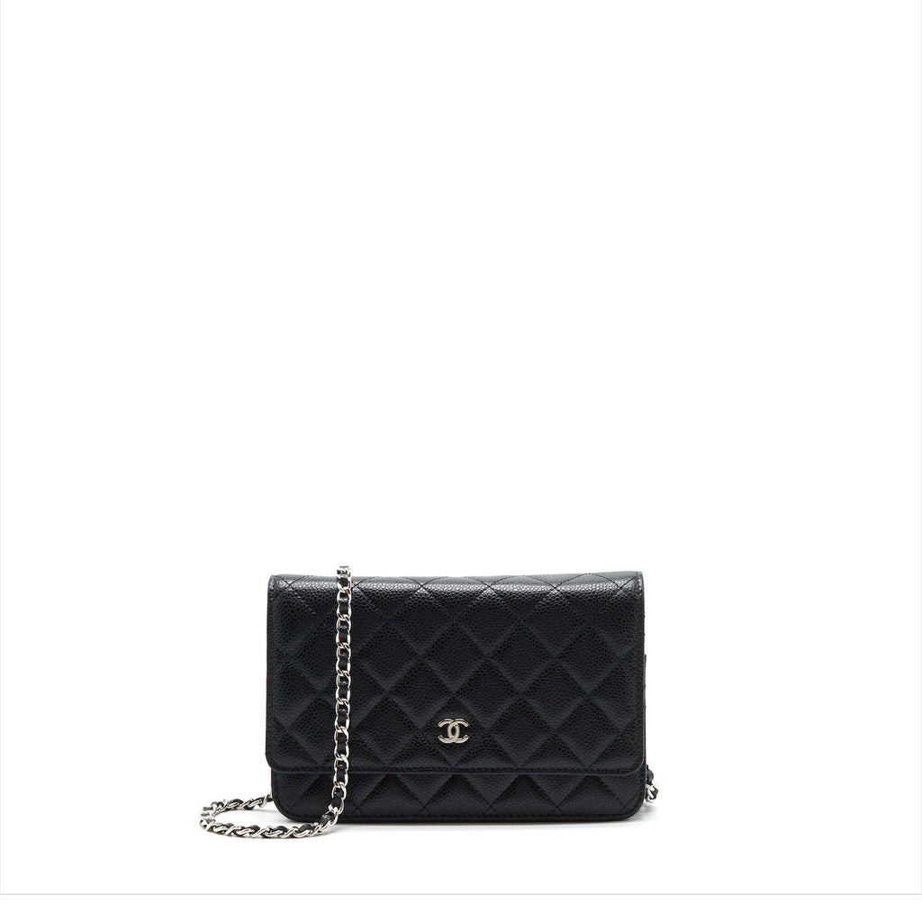 Chanel Classic Wallet On Chain Caviar Black