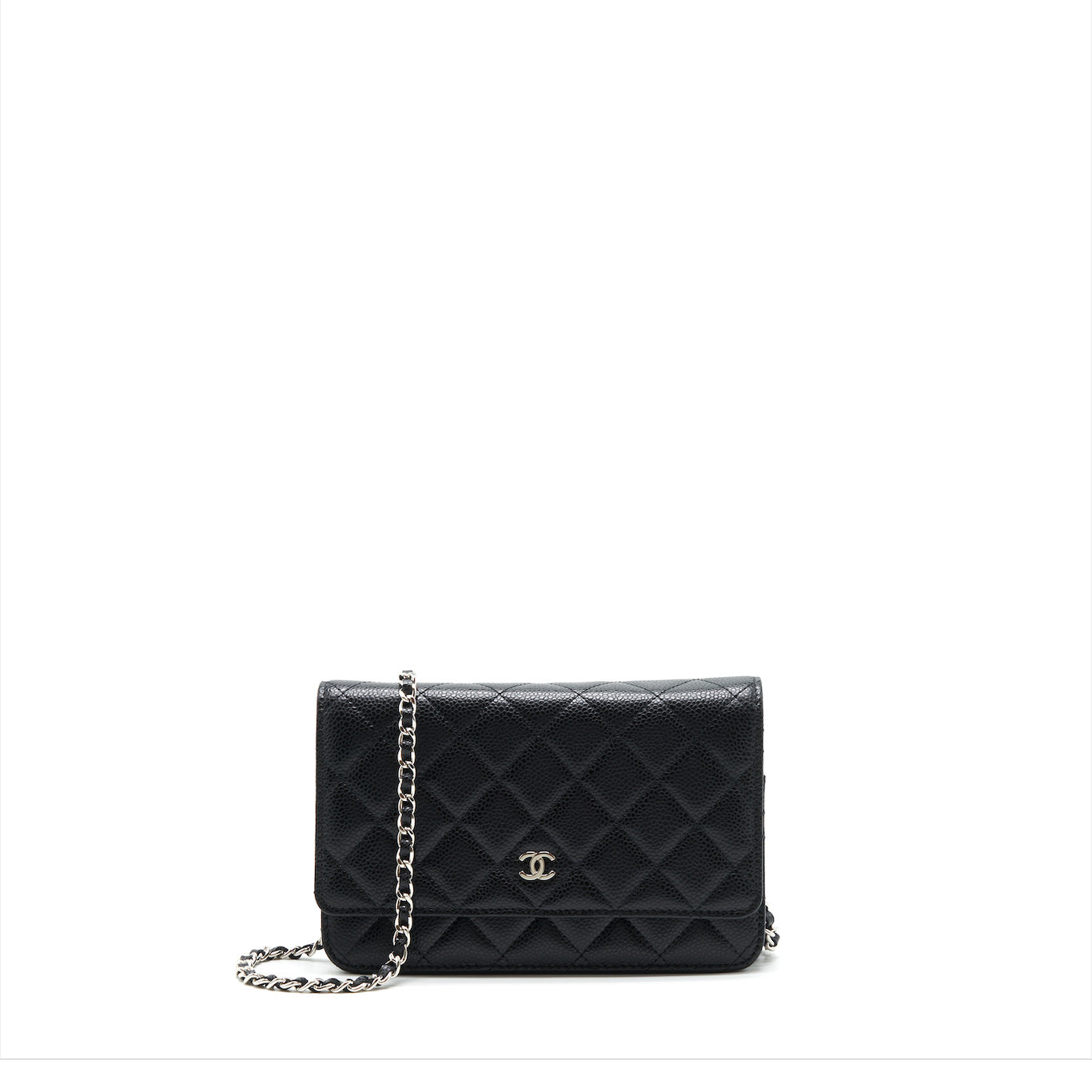 Chanel Classic Wallet On Chain Caviar Black