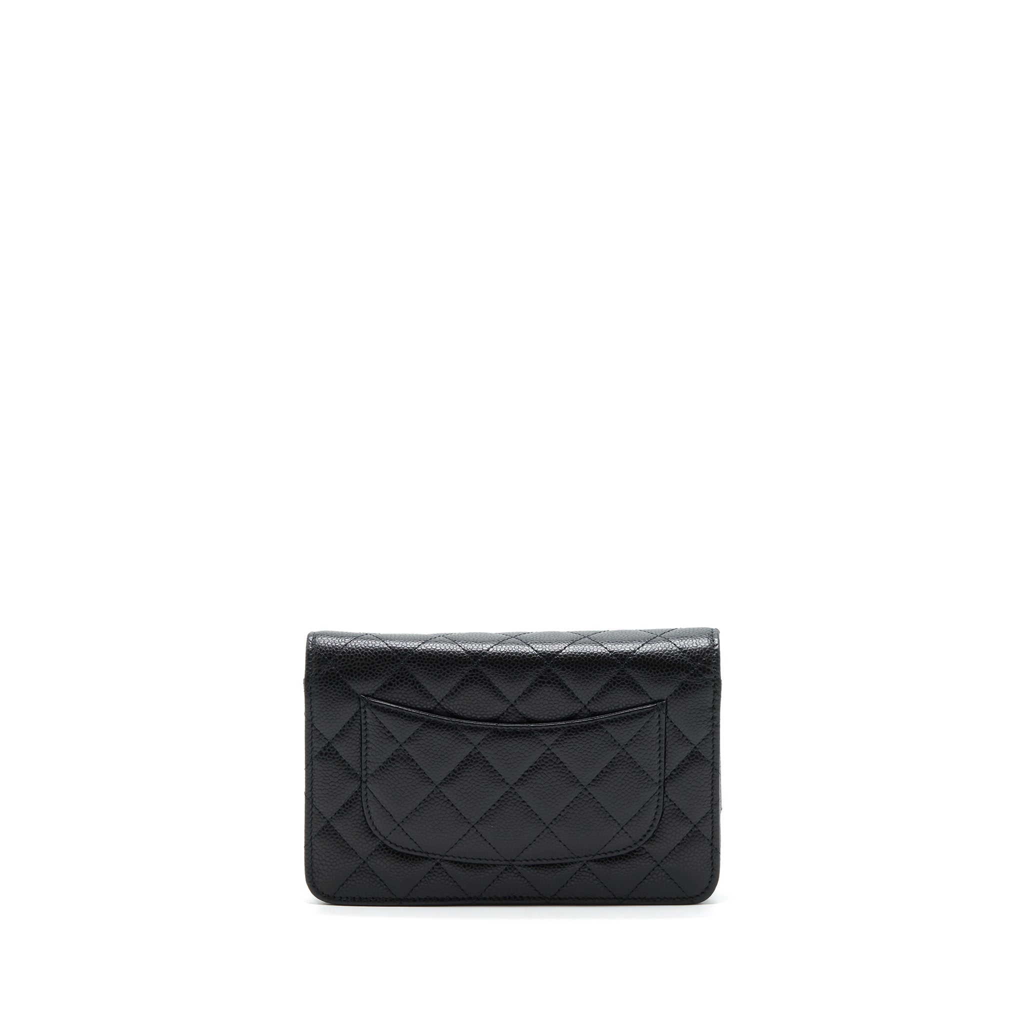 Chanel Classic Wallet On Chain Caviar Black
