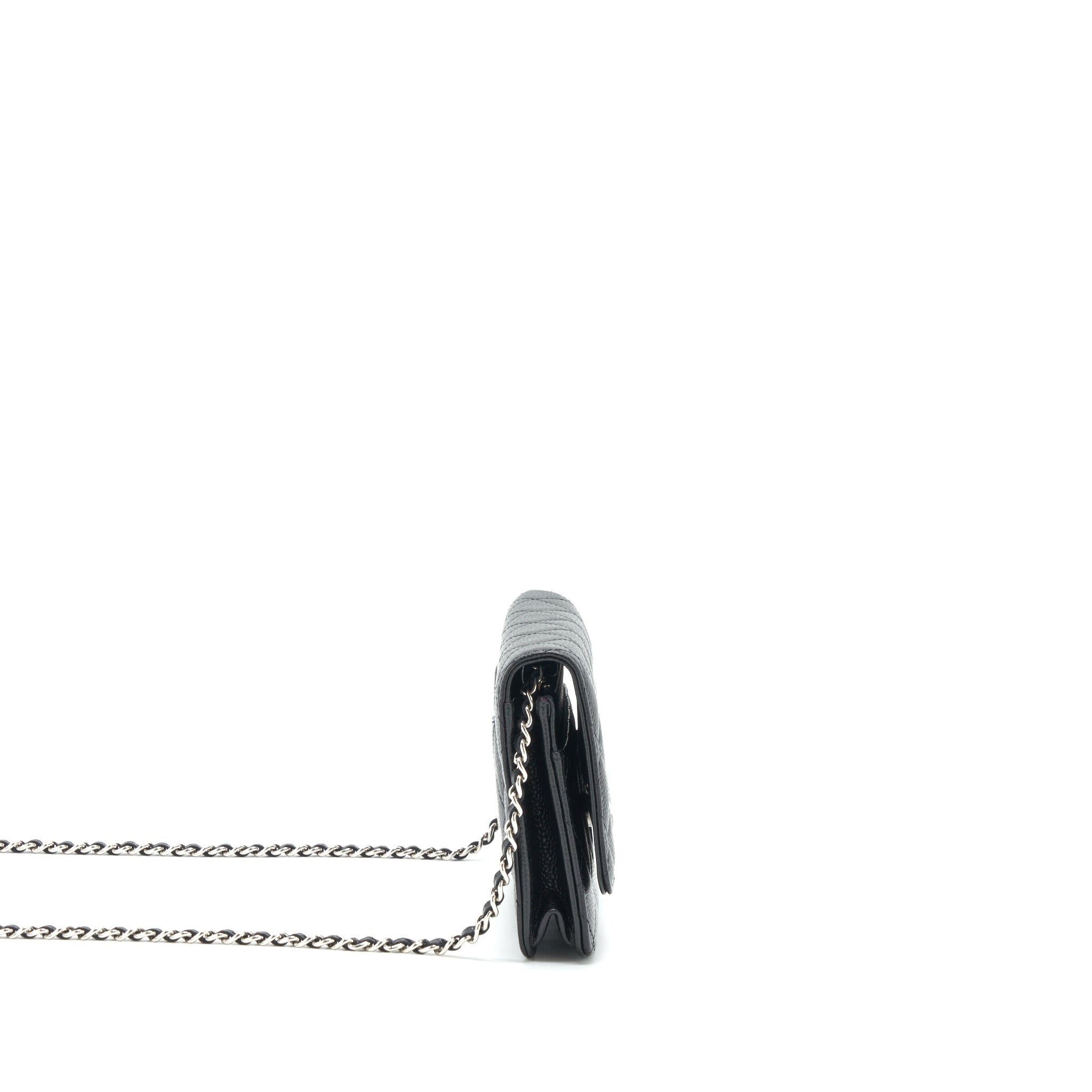 Chanel Classic Wallet On Chain Caviar Black