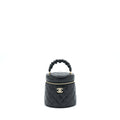 Chanel 22S Top Handle Vanity Lambskin Black L