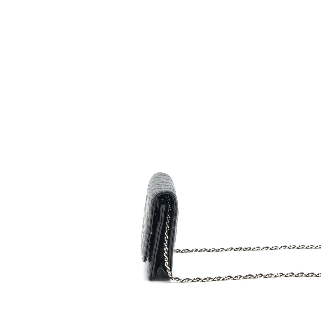 Chanel Classic Wallet On Chain Caviar Black