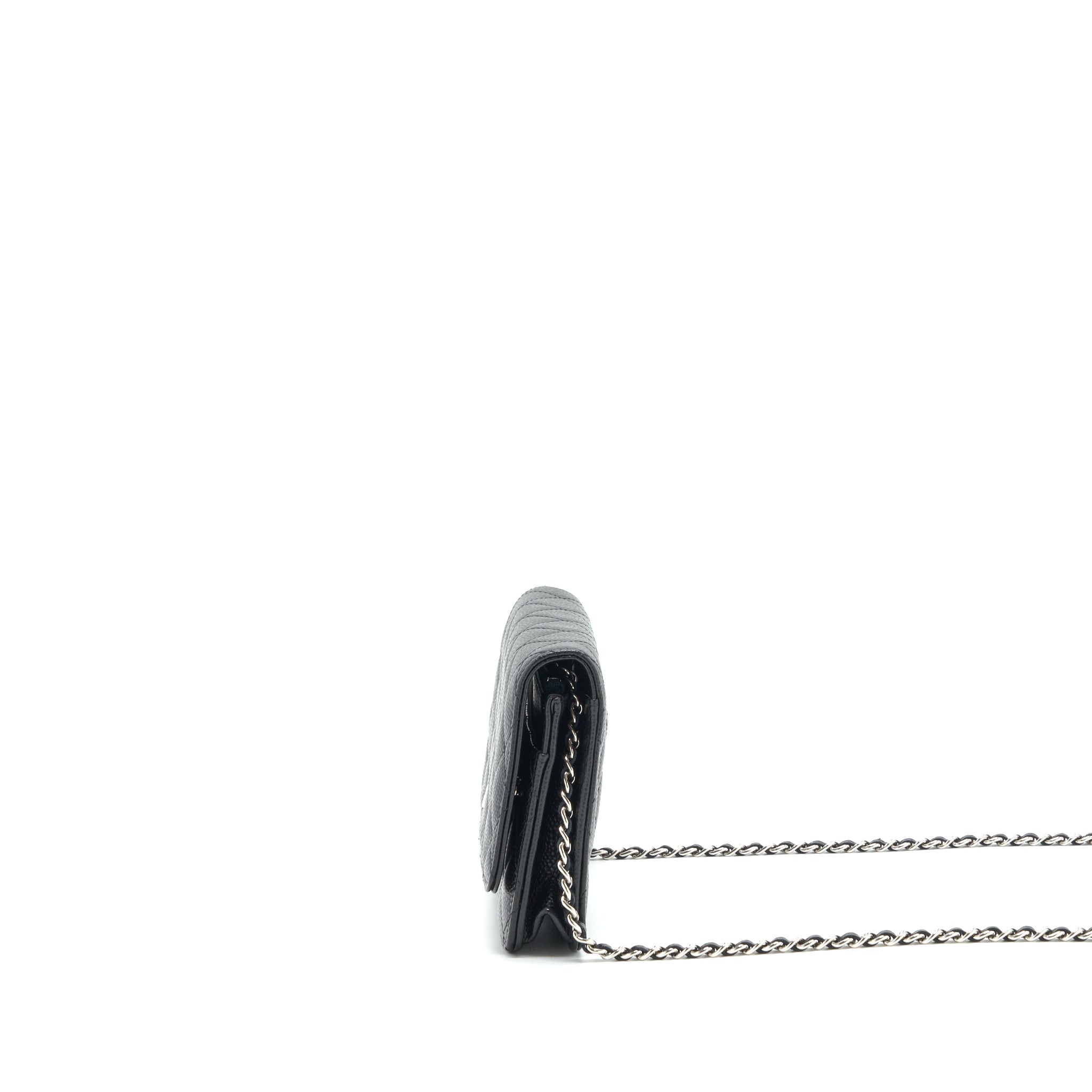 Chanel Classic Wallet On Chain Caviar Black