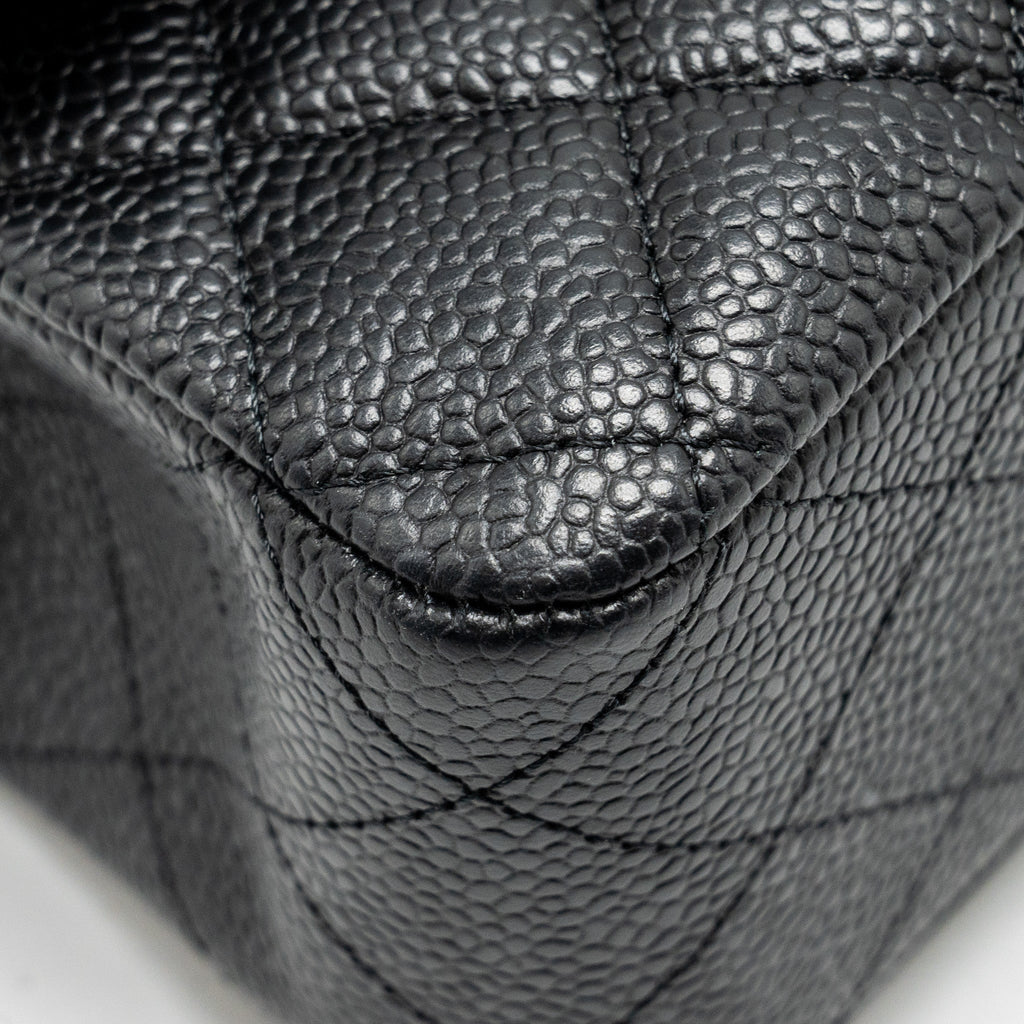 Chanel Medium Classic Double Flap Bag Caviar Black