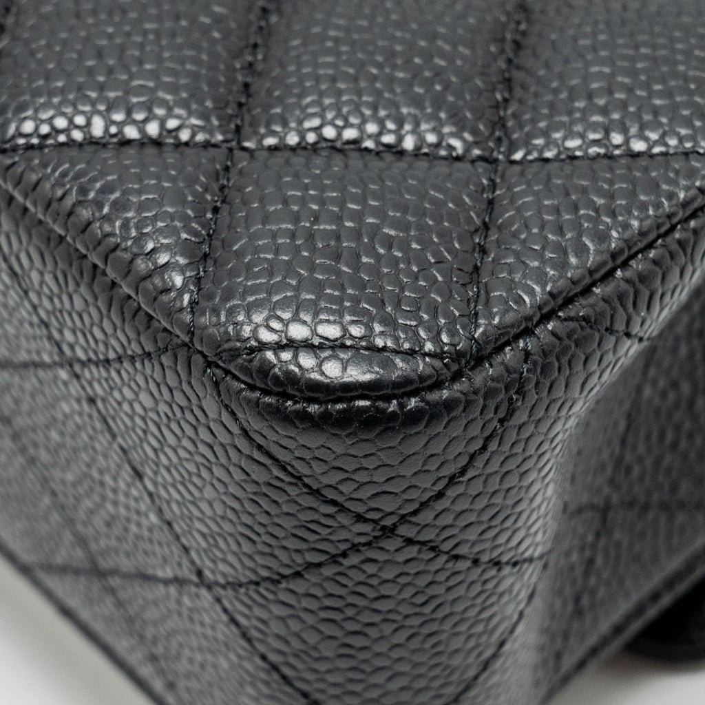 Chanel Medium Classic Double Flap Bag Caviar Black