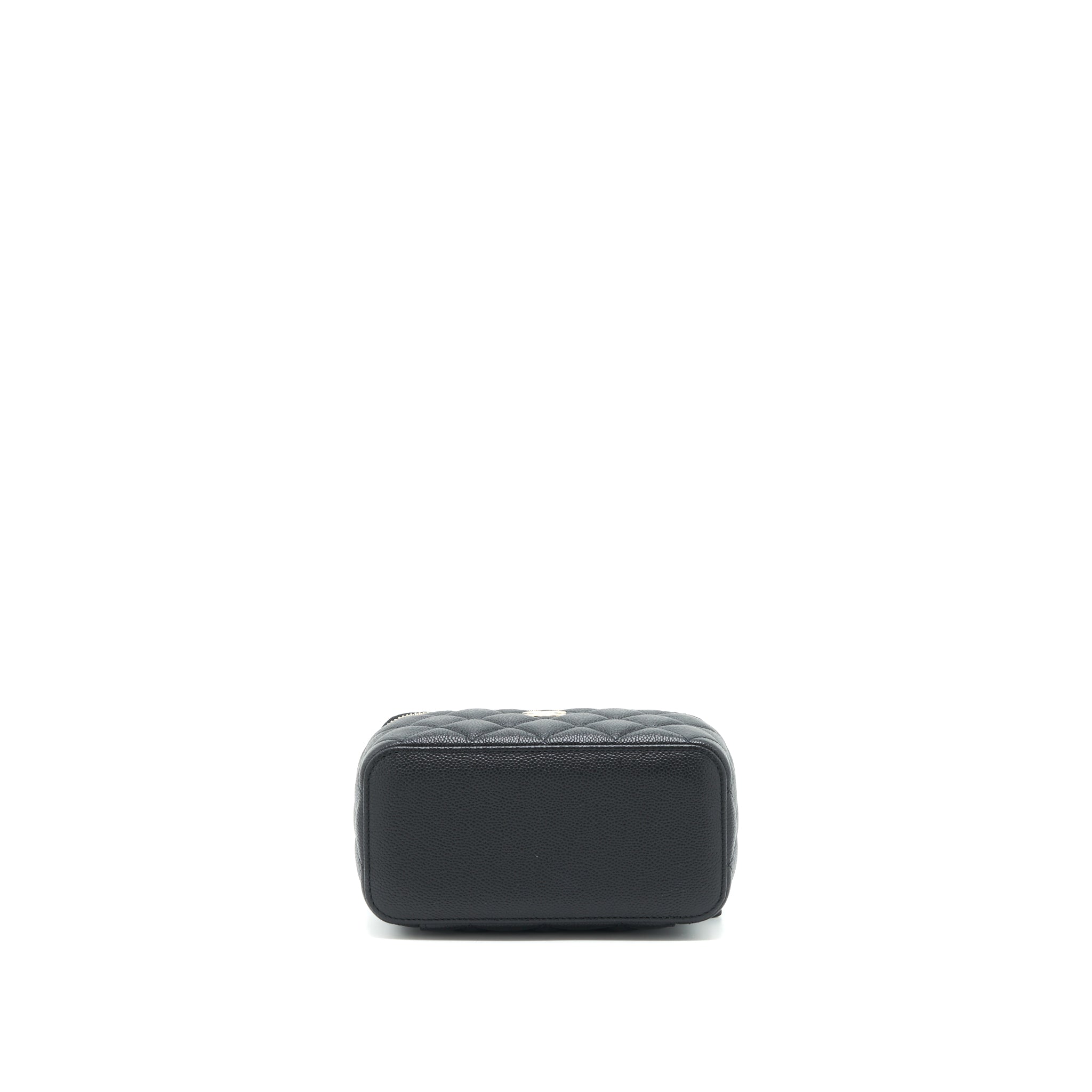 Chanel 22P Long Vanity With Logo On Chain Caviar Black L