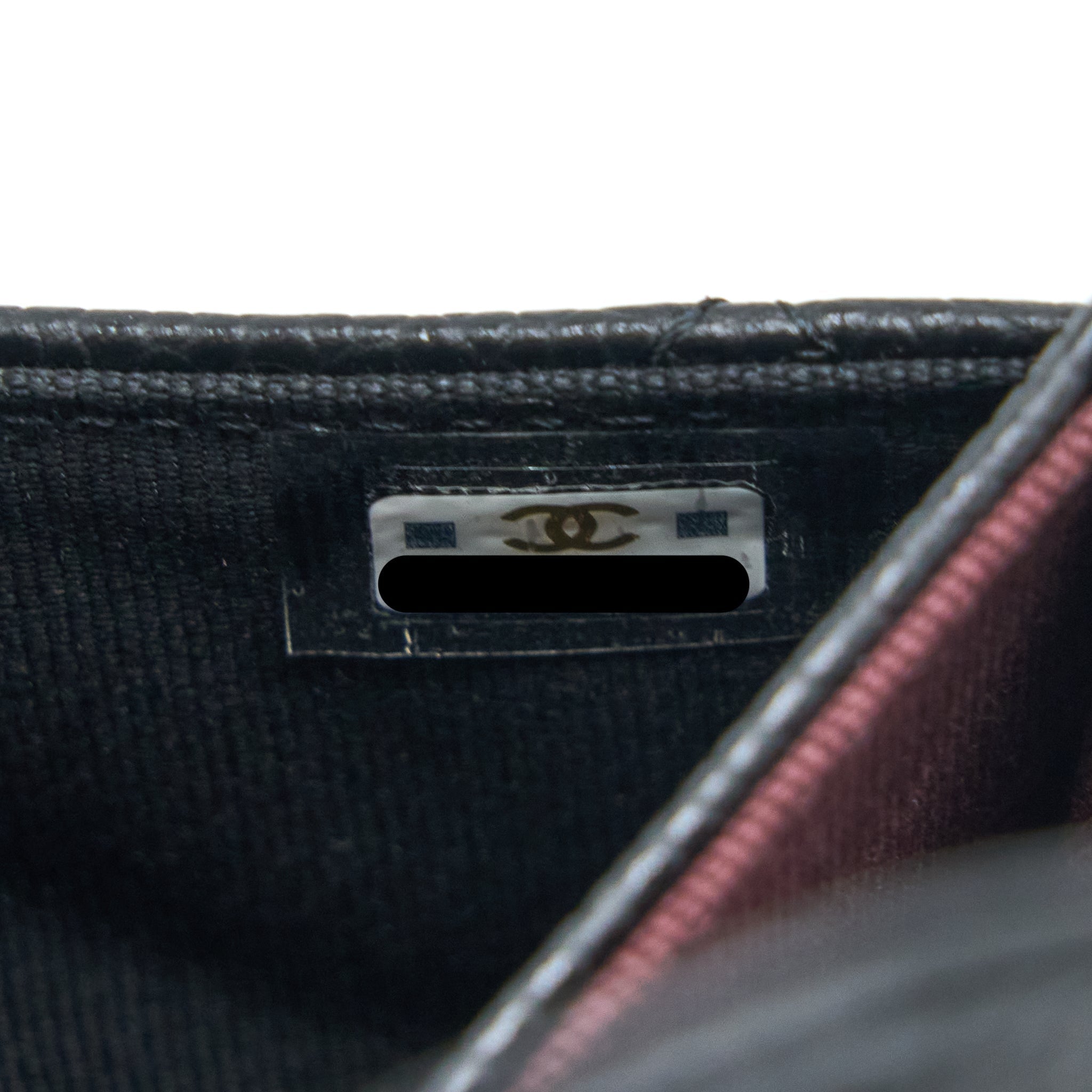 Chanel Classic Quilted Flap Card Holder Caviar Black  (Microchip)