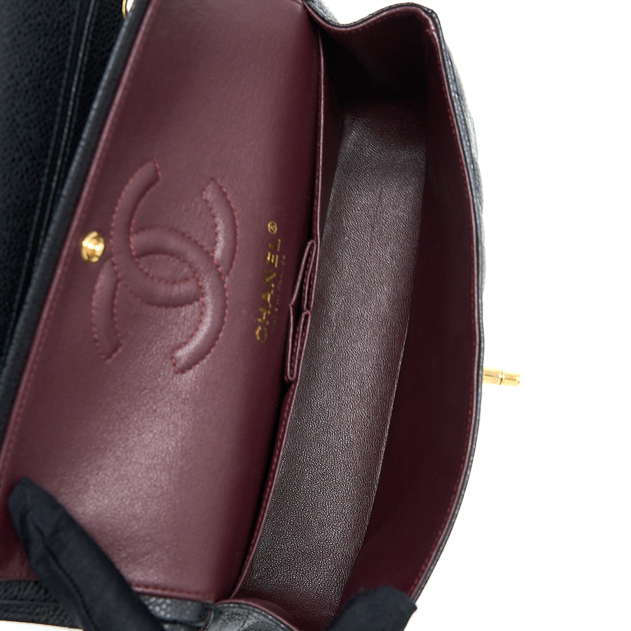 Chanel Small Classic Double Flap Bag Caviar Black