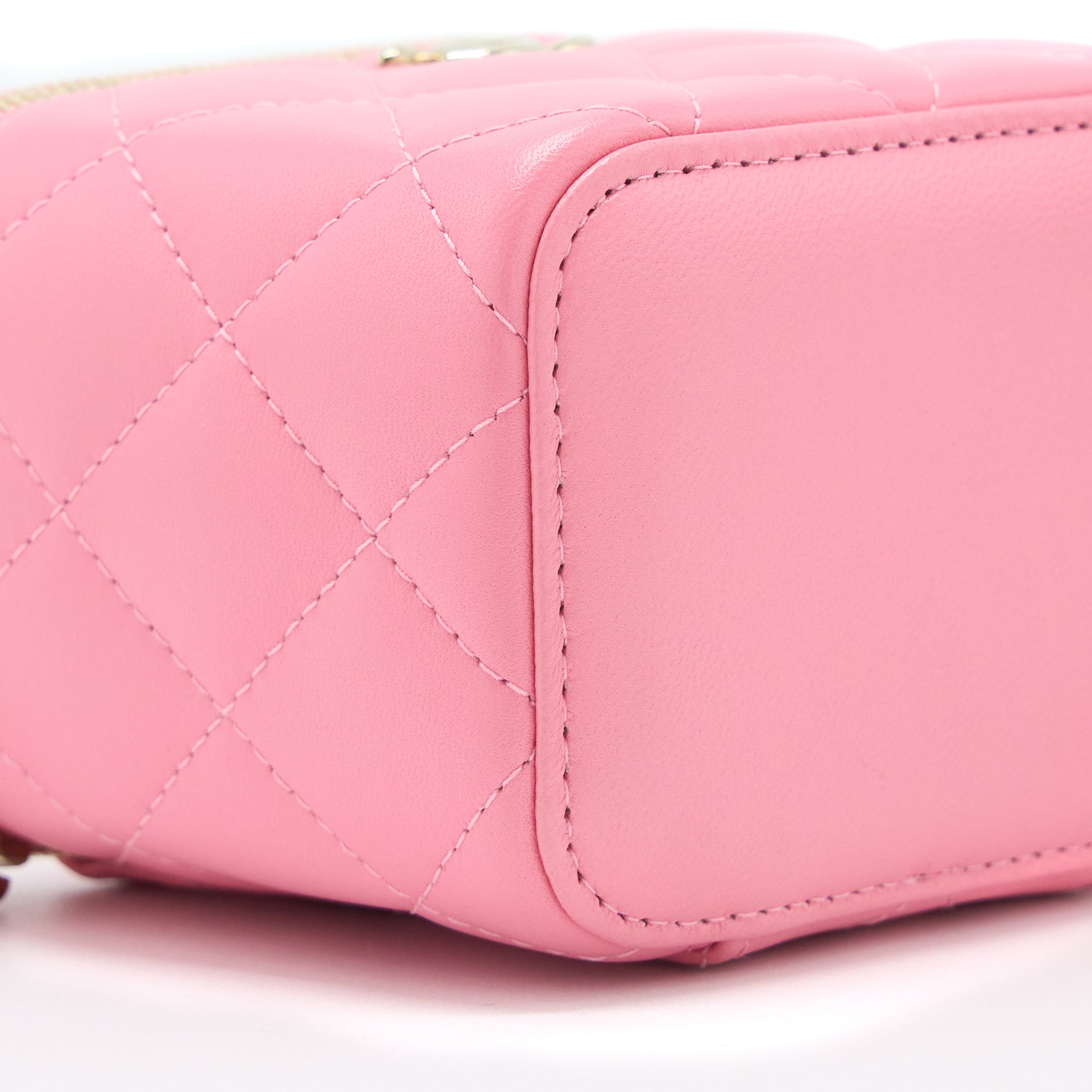 Chanel Mini Trendy CC Vanity with Chain Lambskin Pink L