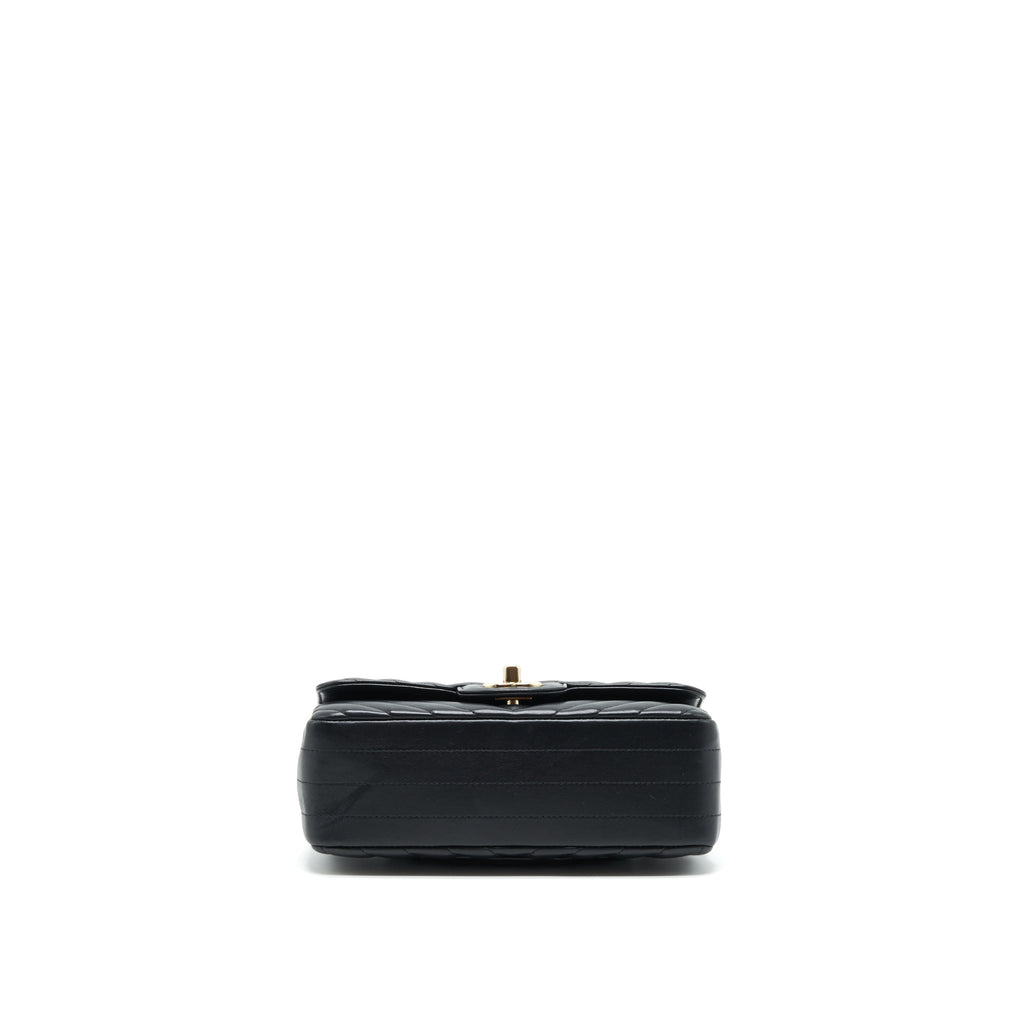 Chanel Chevron Mini Rectangular Flap Bag Black L