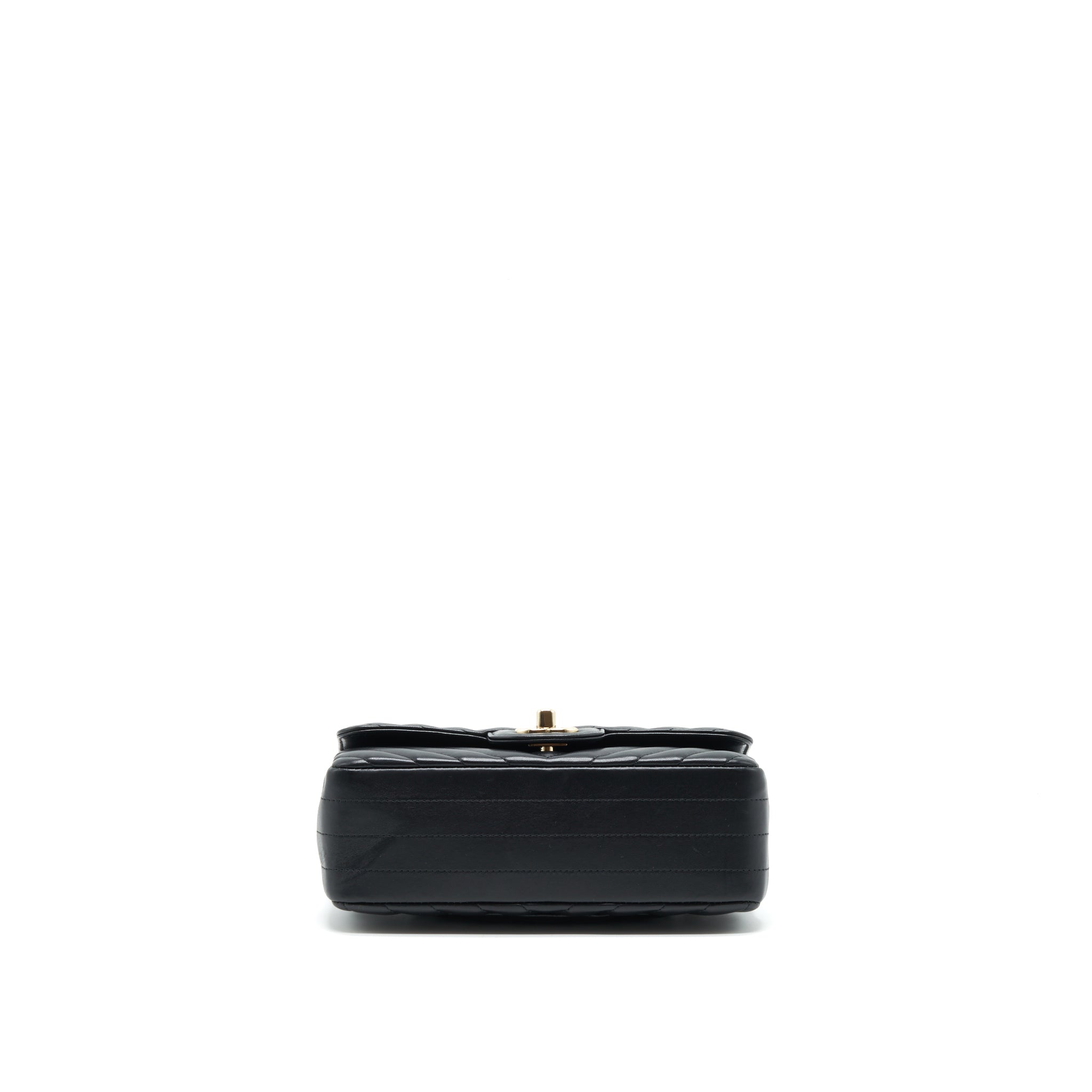Chanel Chevron Mini Rectangular Flap Bag Black L